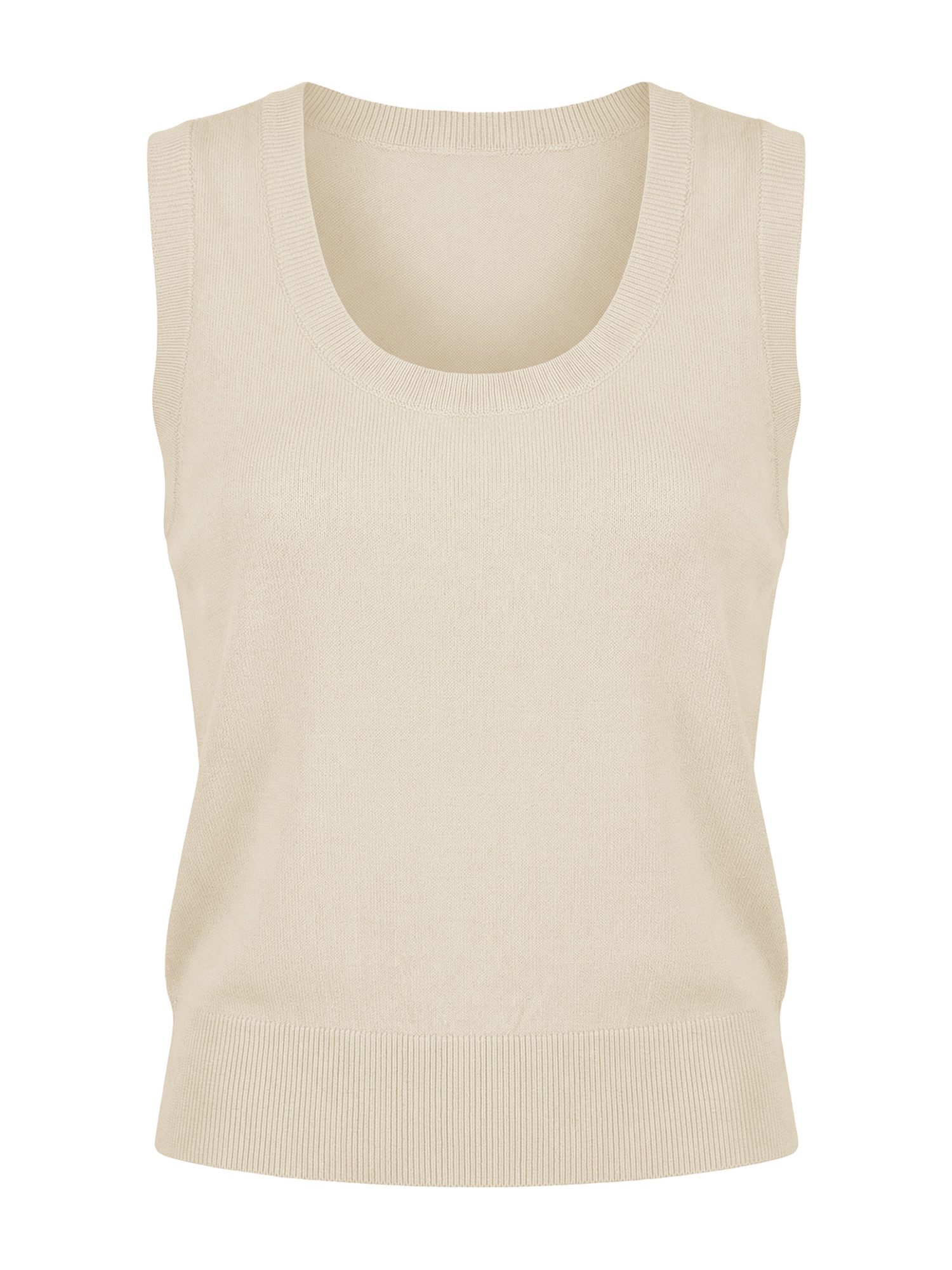 Imily Bela Tanktop Damen Rippstrick Sweaterweste (Packung, 1-tlg., 1per-Pac günstig online kaufen