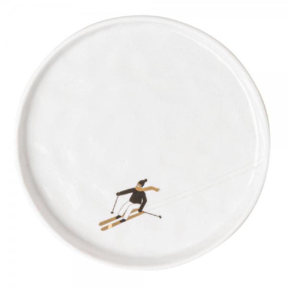 Räder Geschirr Design Teller Schneetag Skifahren (15cm) günstig online kaufen