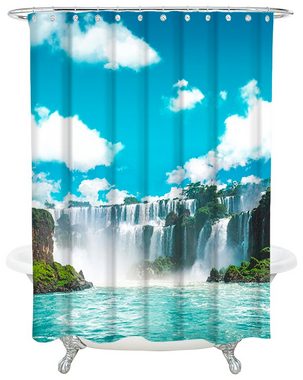 Sanilo Duschvorhang Wasserfall Breite 180 cm, Höhe 200 cm