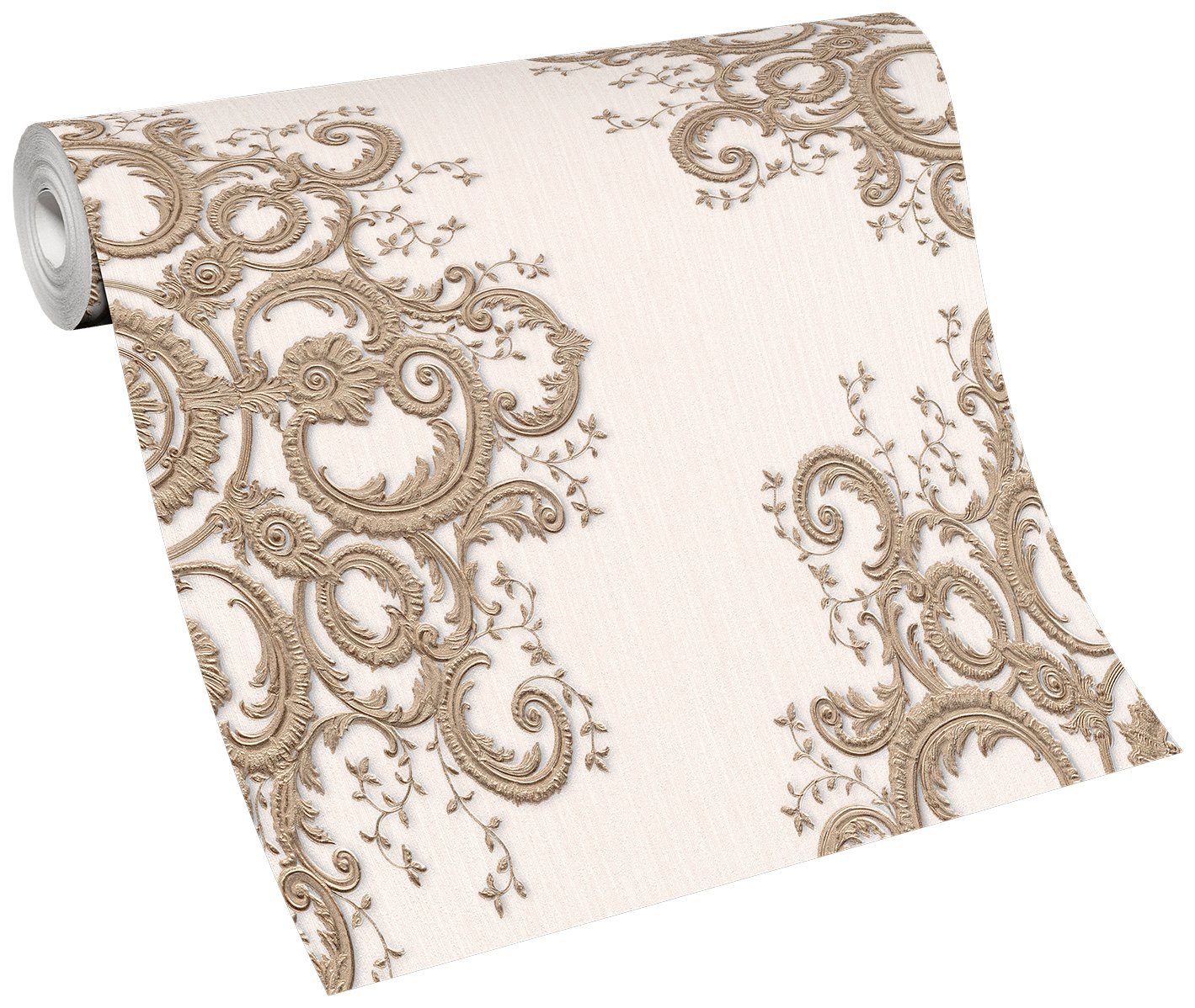 DECORATION beige Vliestapete ELLE ORNAMENT