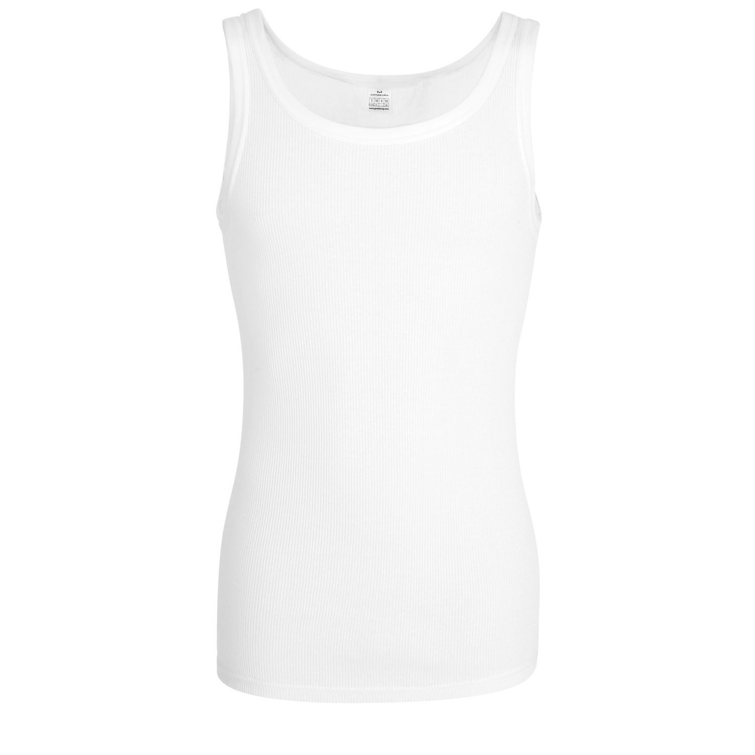 GÖTZBURG Unterhemd Doppelripp (Mehrpack, 5 Stück) ohne Seitennähte, Pure Cotton