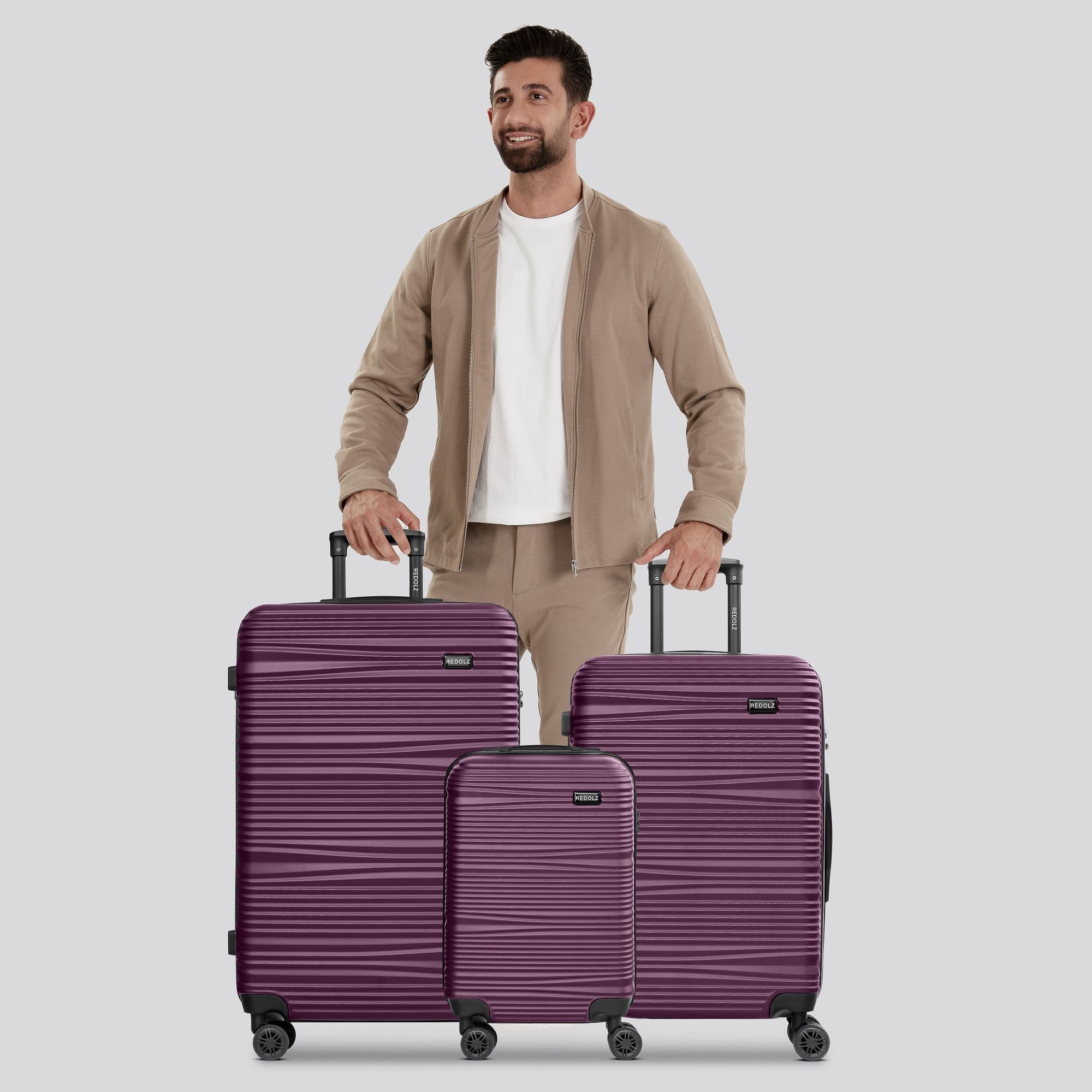 Redolz Trolleyset Essentials 16, 4 Rollen, (3-teilig, 3 tlg), ABS günstig online kaufen