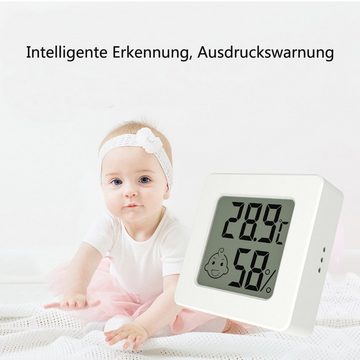autolock Raumthermometer Mini Thermometer Hygrometer Raumthermometer, Digital Innen Temperatur Monitor für Innenraum Babyraum