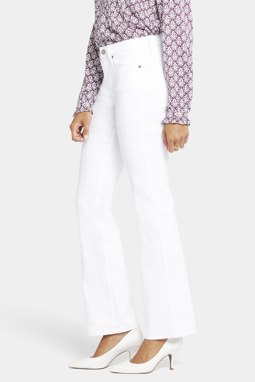 NYDJ Bootcut-Jeans Barbara Bootcut Jeans Weiß Premium Denim (Petite)