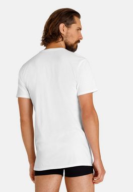 Camano T-Shirt »Comfort mit nachhaltigerer Baumwolle (BCI)« (2-tlg) mit bequemem Rundhalsausschnitt