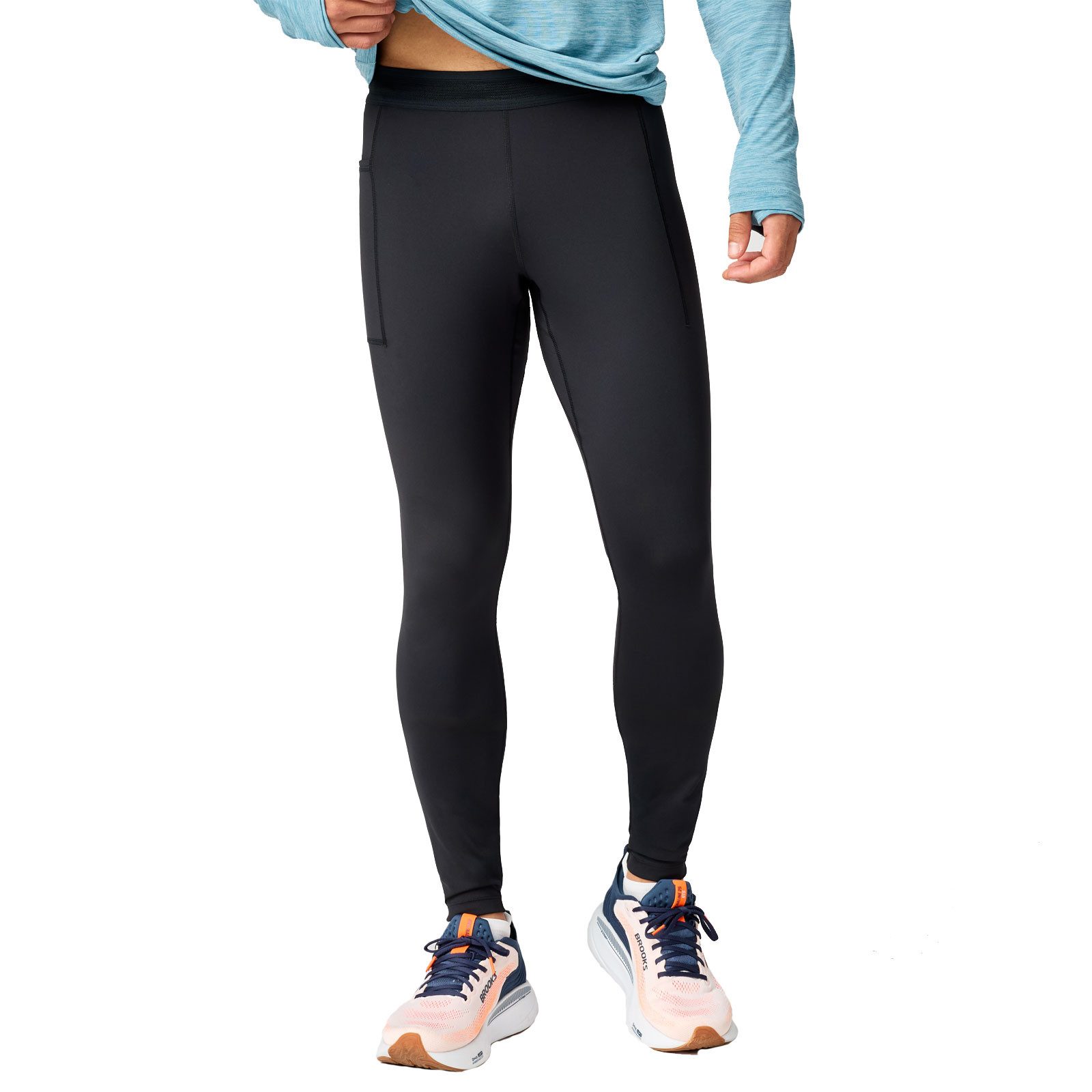 Brooks Lauftights Dash Tight Men 211161-001 für tägliche Workouts oder längere Laufstrecken