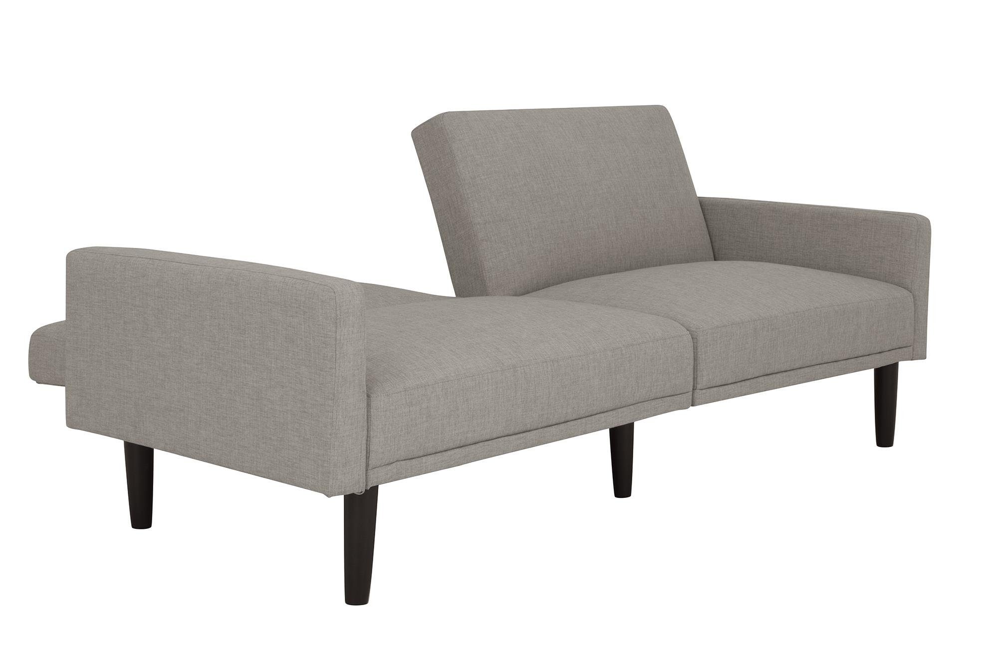 loft24 Schlafsofa Room Essentials, Breite Leinenstoff, 198 Bezug cm gepolstert, aus