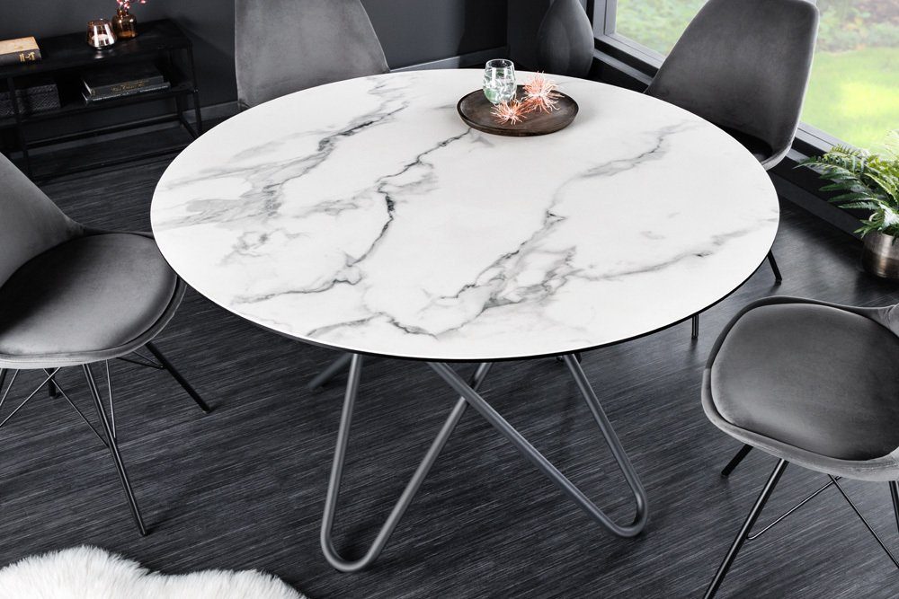 riess-ambiente Esstisch ELLIPSE 120cm weiß / günstig online kaufen