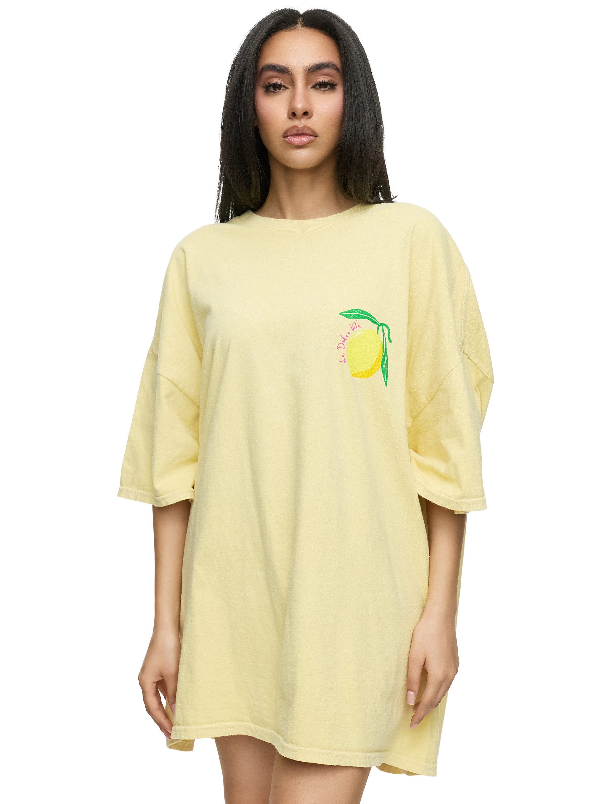 Worldclassca T-Shirt Worldclassca Oversized Print LIMON günstig online kaufen