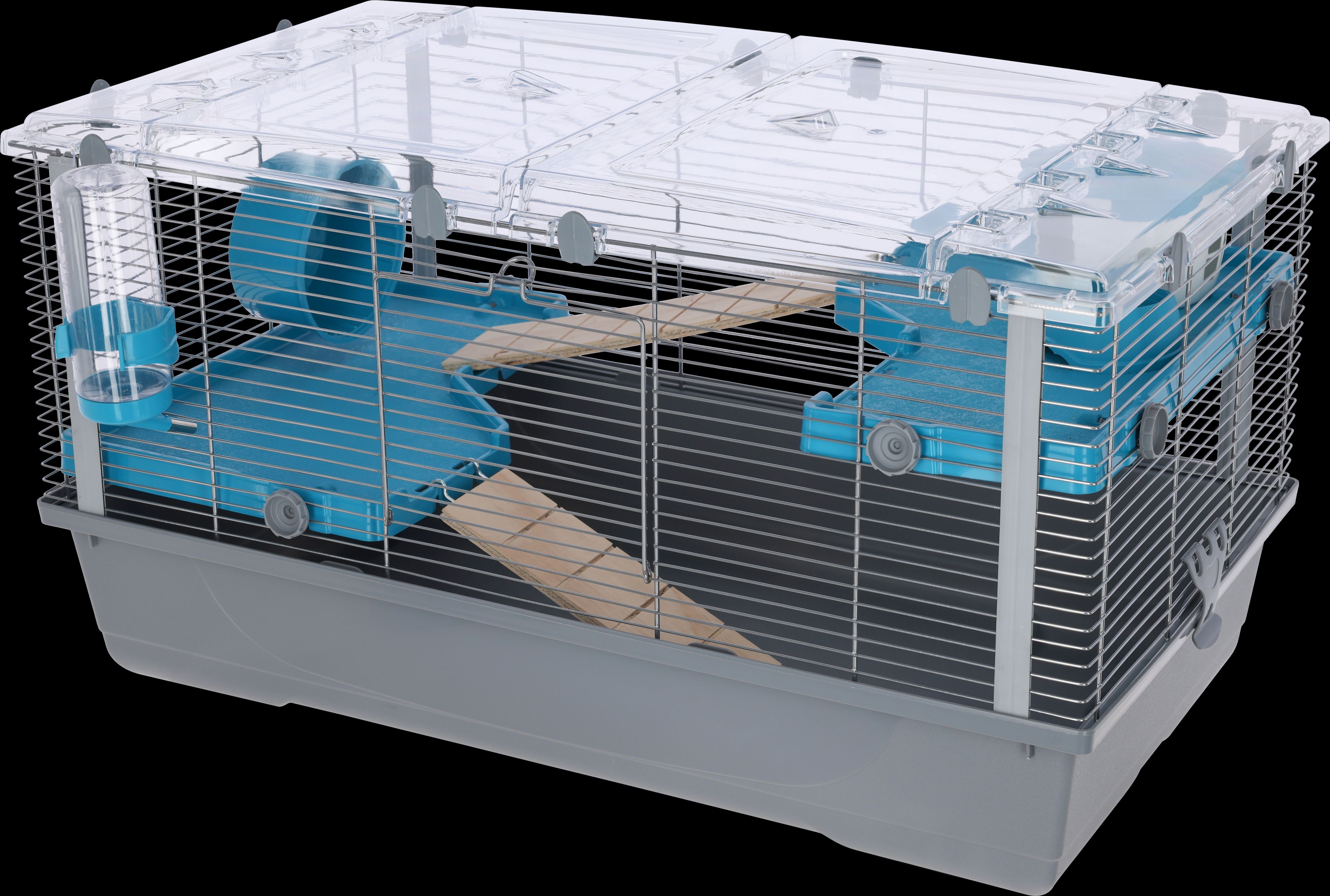 Tierhaus Kerbl Kleintierkäfig Eva 22 (für Hamster und Nager, 79 x 45 x 44 cm)