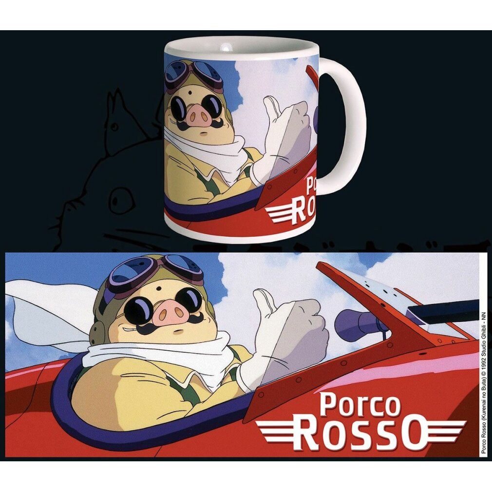 SEMIC Geschirr-Set Studio Ghibli Tasse Porco Rosso