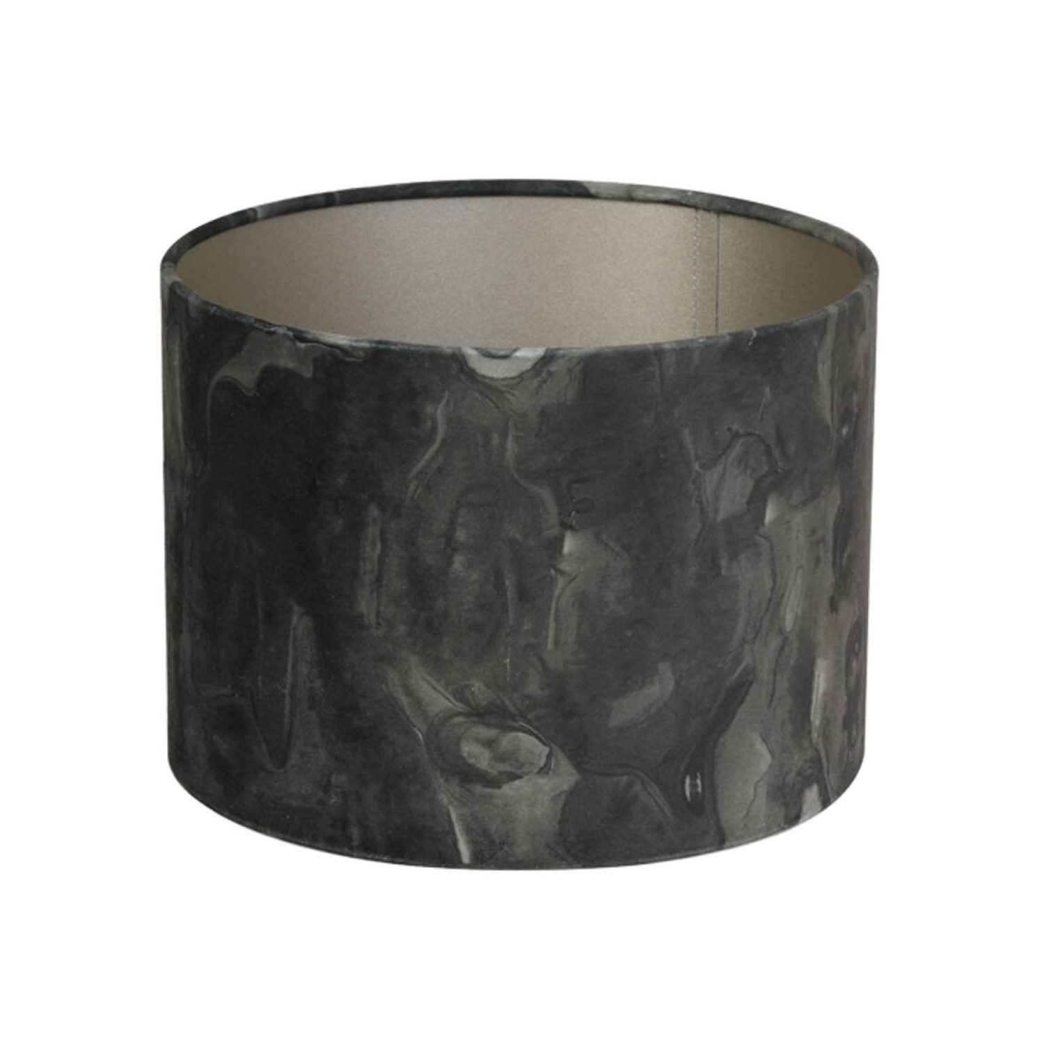 Light & Living Lampenschirm Lampenschirm Zylinder MARBLE von Light & Living Samt Grün Ø30x21 cm