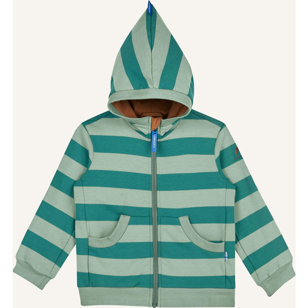 Finkid Outdoorjacke Laiva Diese Sweatjacke aus Biobaumwolle bietet Komfort und Stil für Kinder