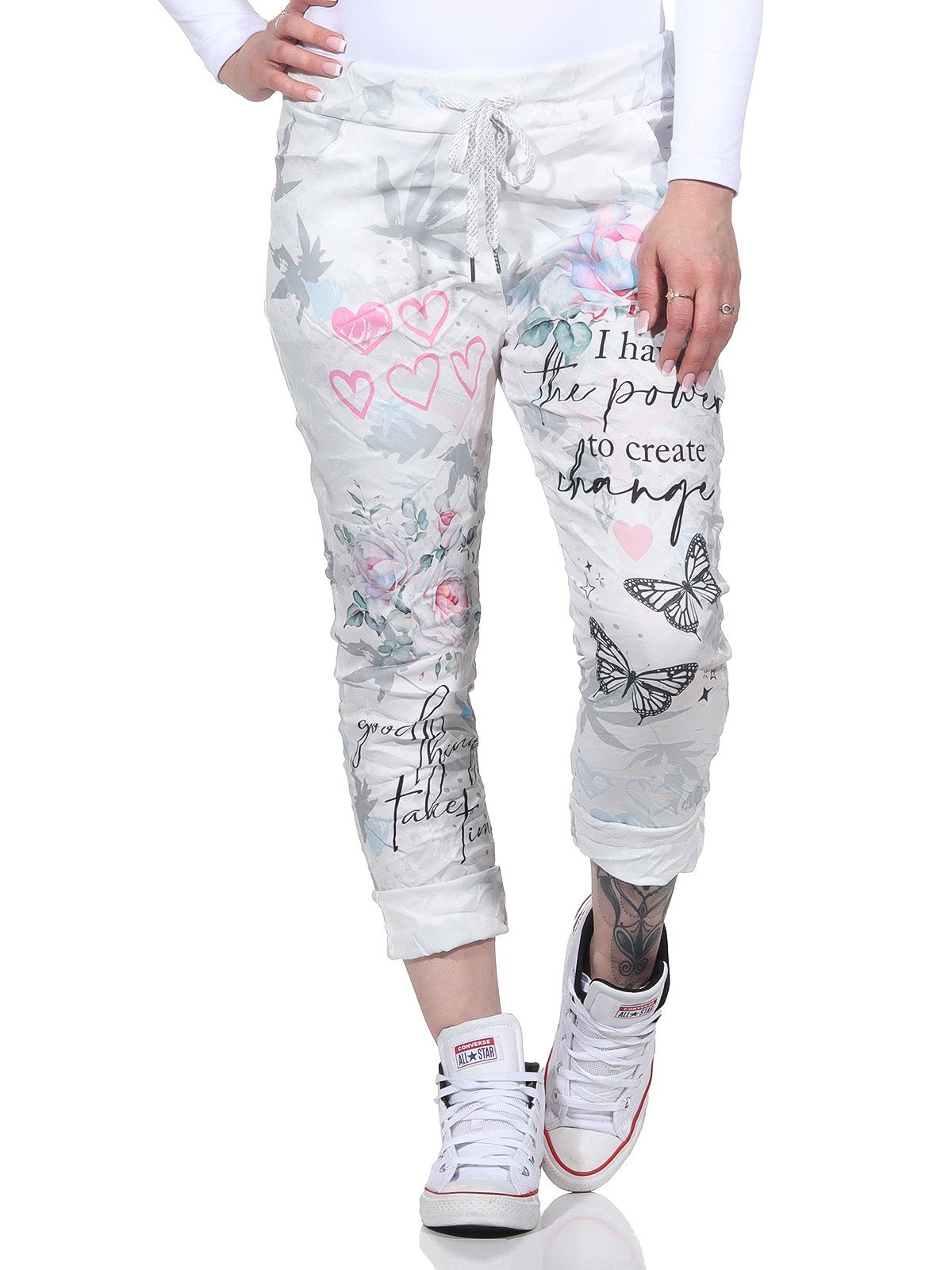 CLEO STYLE Schlupfhose Damen Sweathose 1289 günstig online kaufen