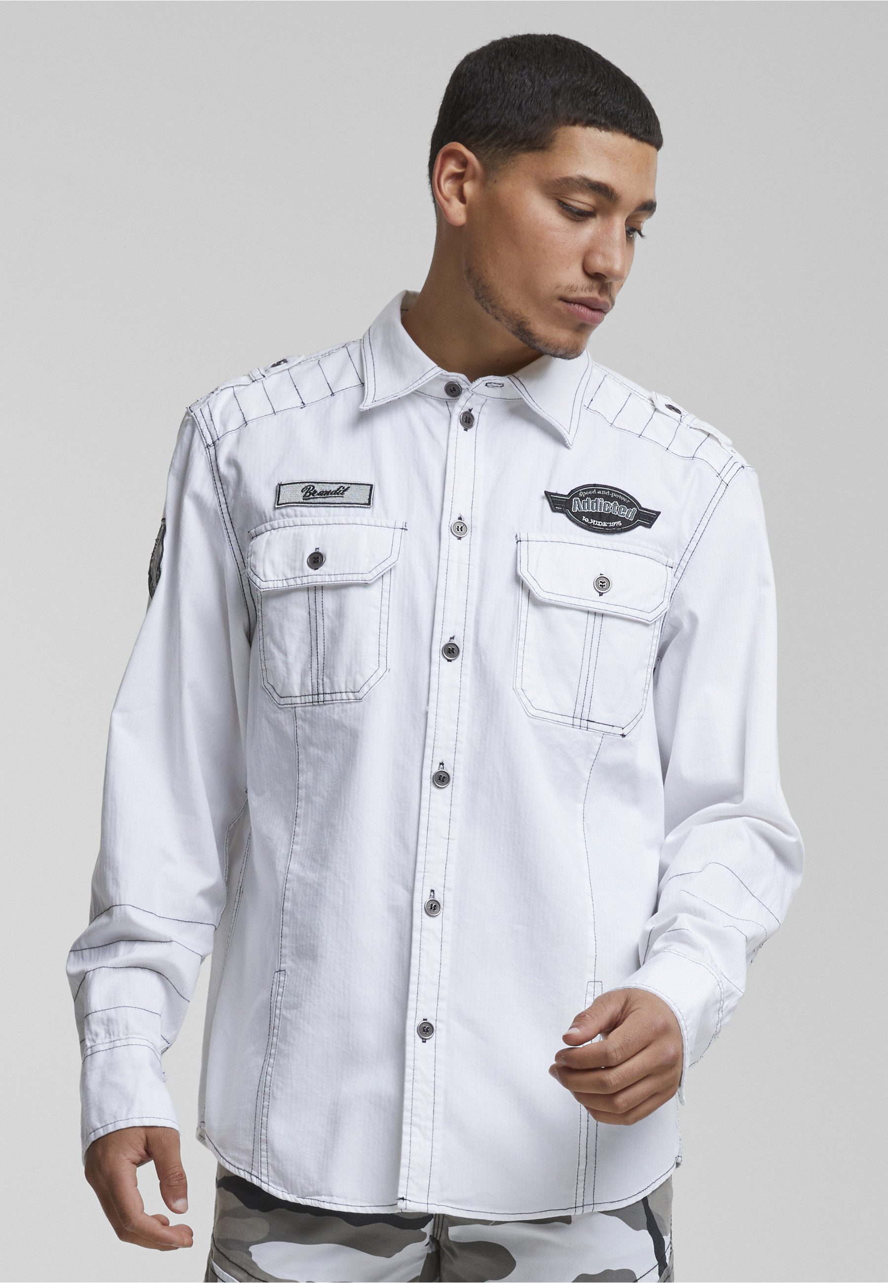 Brandit Kurzarmshirt Brandit Herren Luis Vintageshirt (1-tlg)