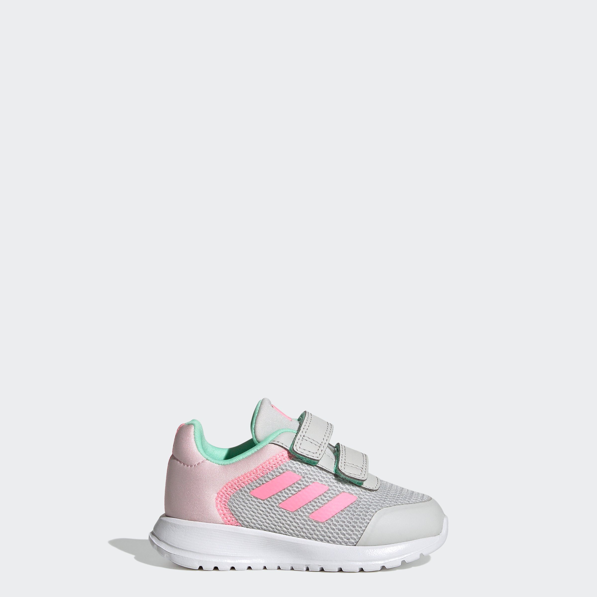 adidas Sportswear TENSAUR Sneaker RUN Klettverschluss mit grau-rosa