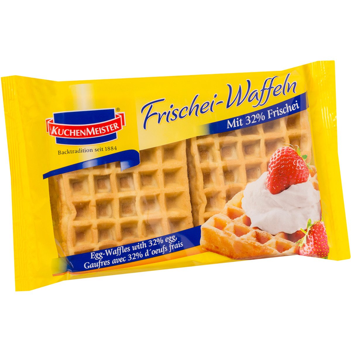 KuchenMeister Kuchen, KuchenMeister Frischeiwaffeln köstlich süße Waffeln verpackt 300g