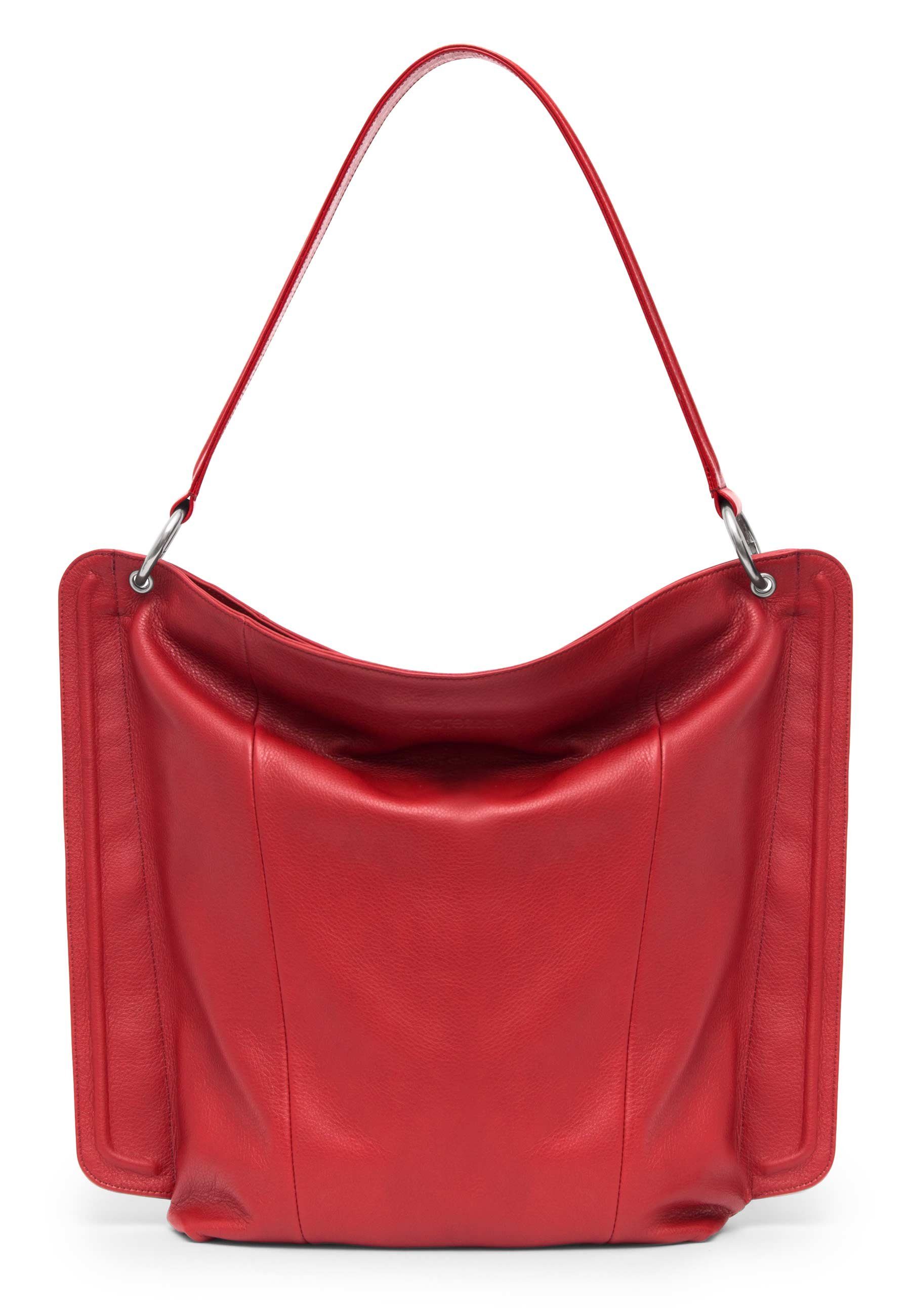 Schulterriemen rot GRETCHEN Shopper, Lyra abnehmbarem Schultertasche mit