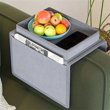 RefinedFlare Aufbewahrungsbox Sofa-Aufbewahrungstasche Mit Mehreren Taschen (Tasche Für Haushaltsutensilien), Vielseitiger Einfarbiger Organizer