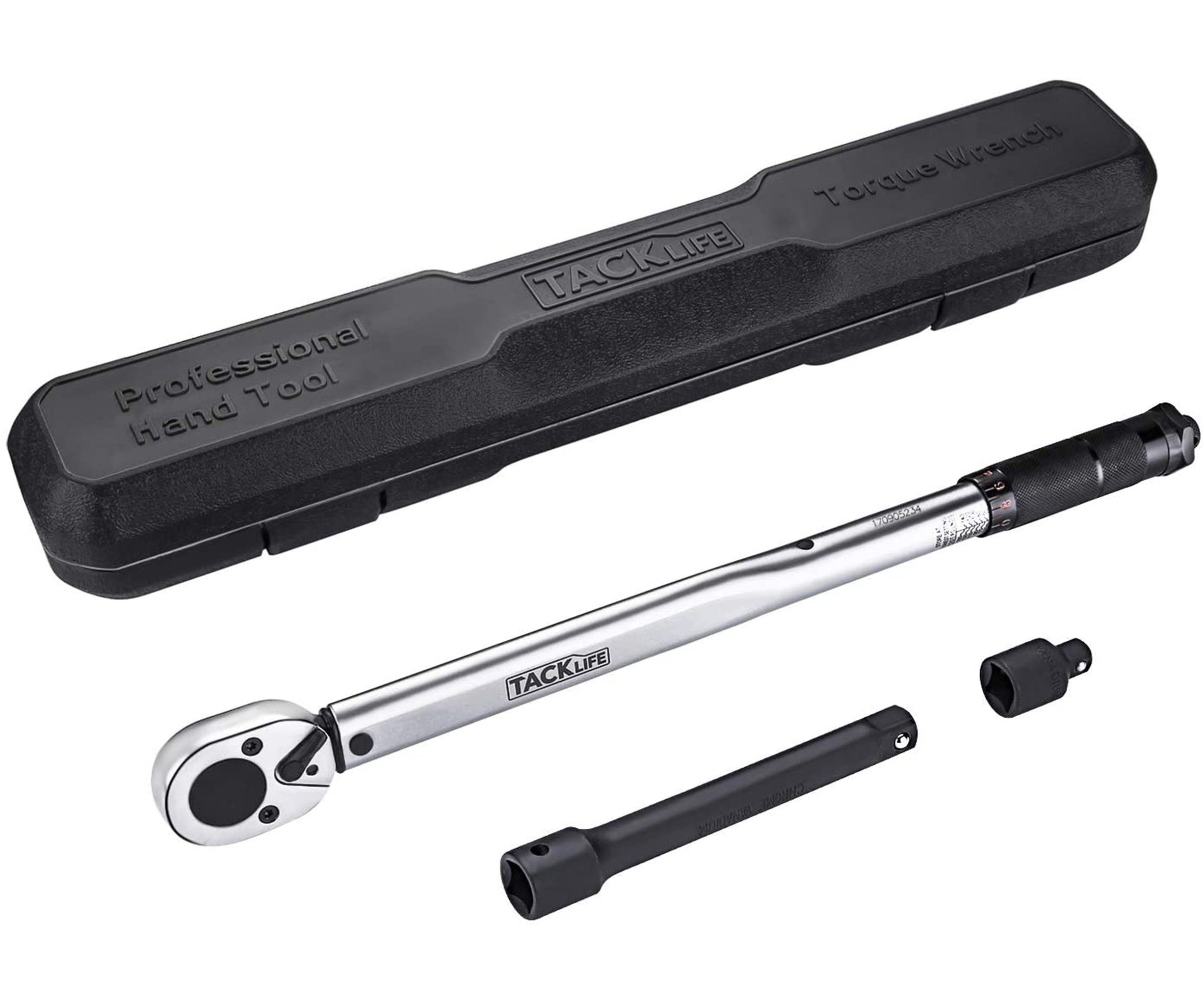 TACKLIFE Drehmomentschlüssel, 1/2",42-210Nm,7,5cm,Chrom Vanadium Stahl,+/-4%