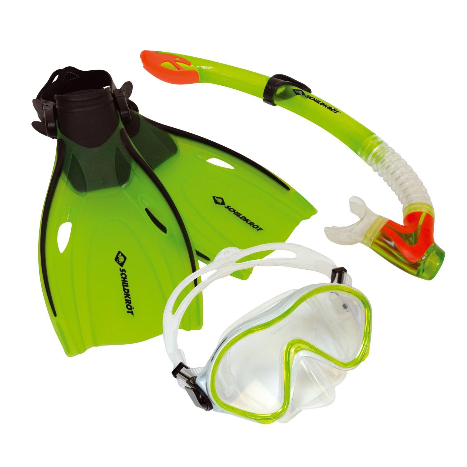 Schildkröt Schwimmbrille Junior Schnorchel Set Bermuda 33-38, Wassersport