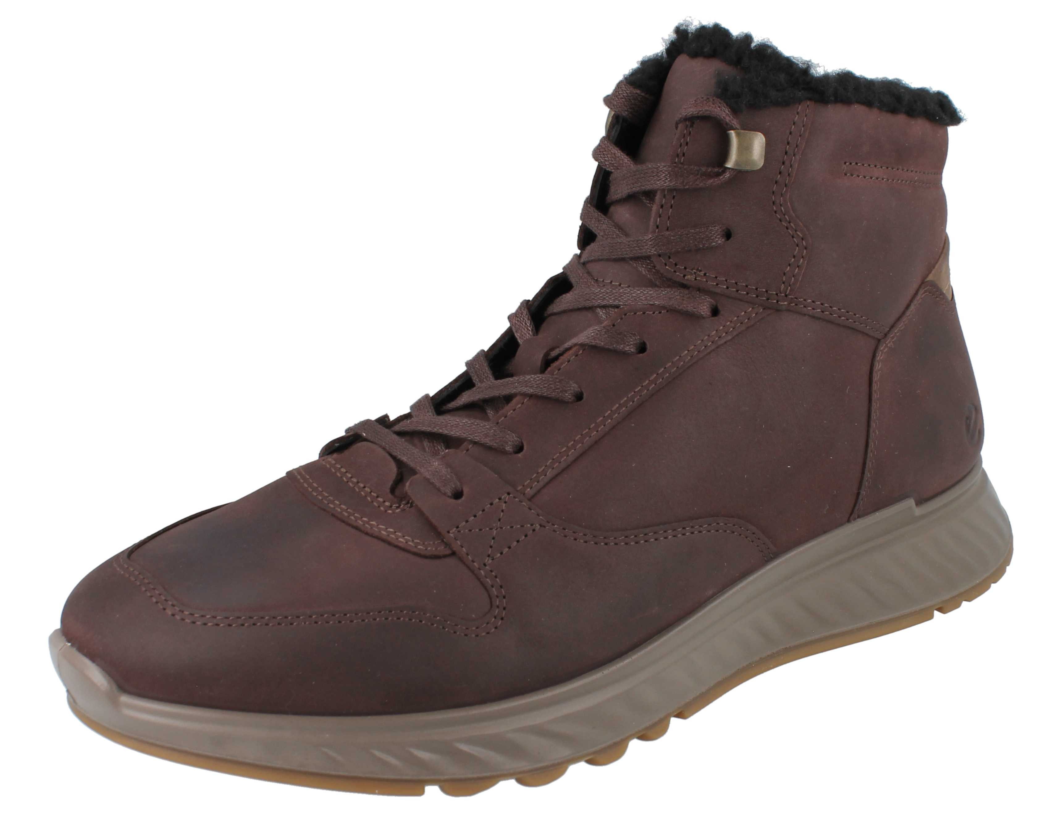 Ecco ECCO Exostride Herren Winterstiefel gefüttert braun geöltes Outdoorschuh Wechselfußbett