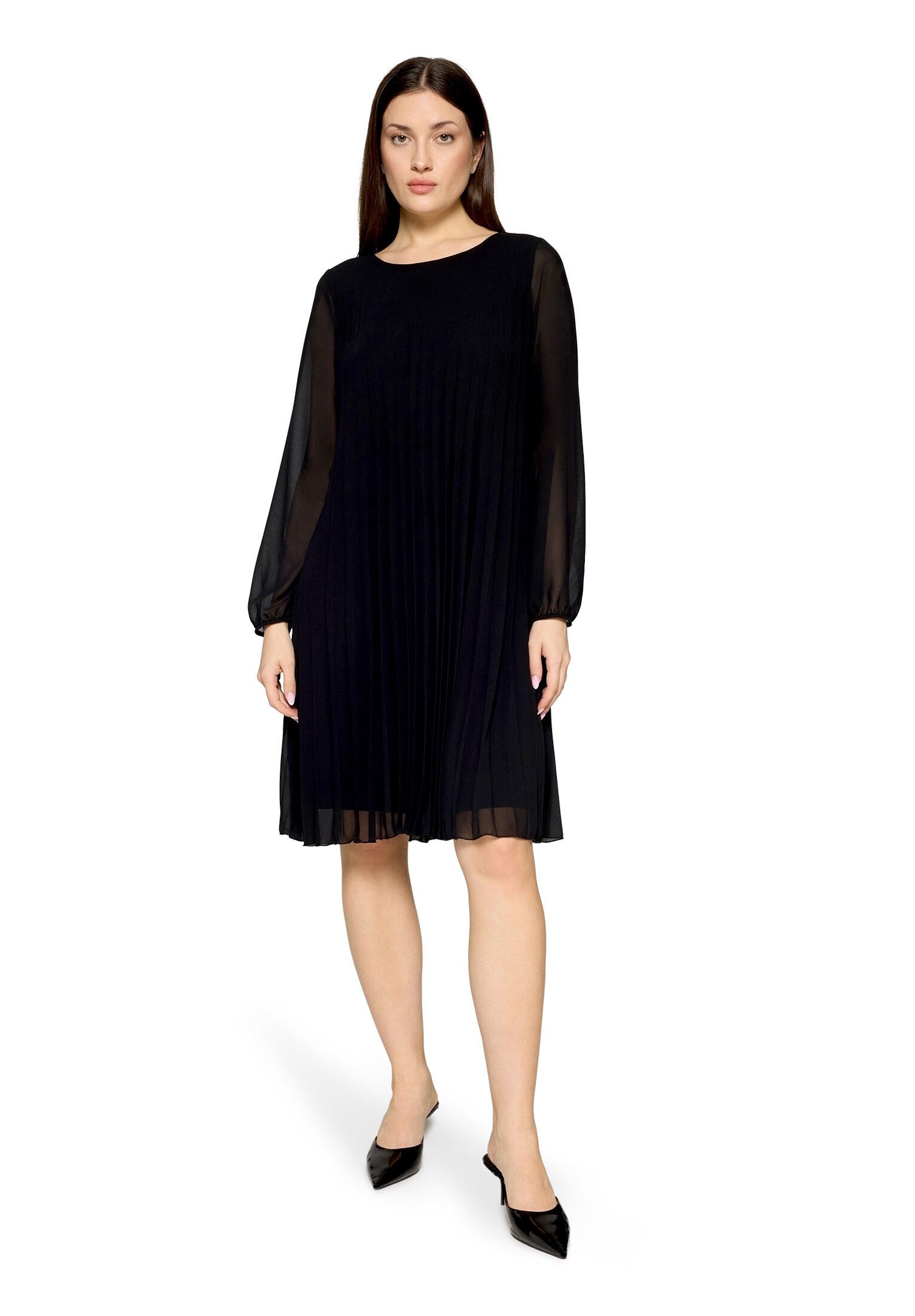 Betty&Co Chiffonkleid Damen mit Plissee