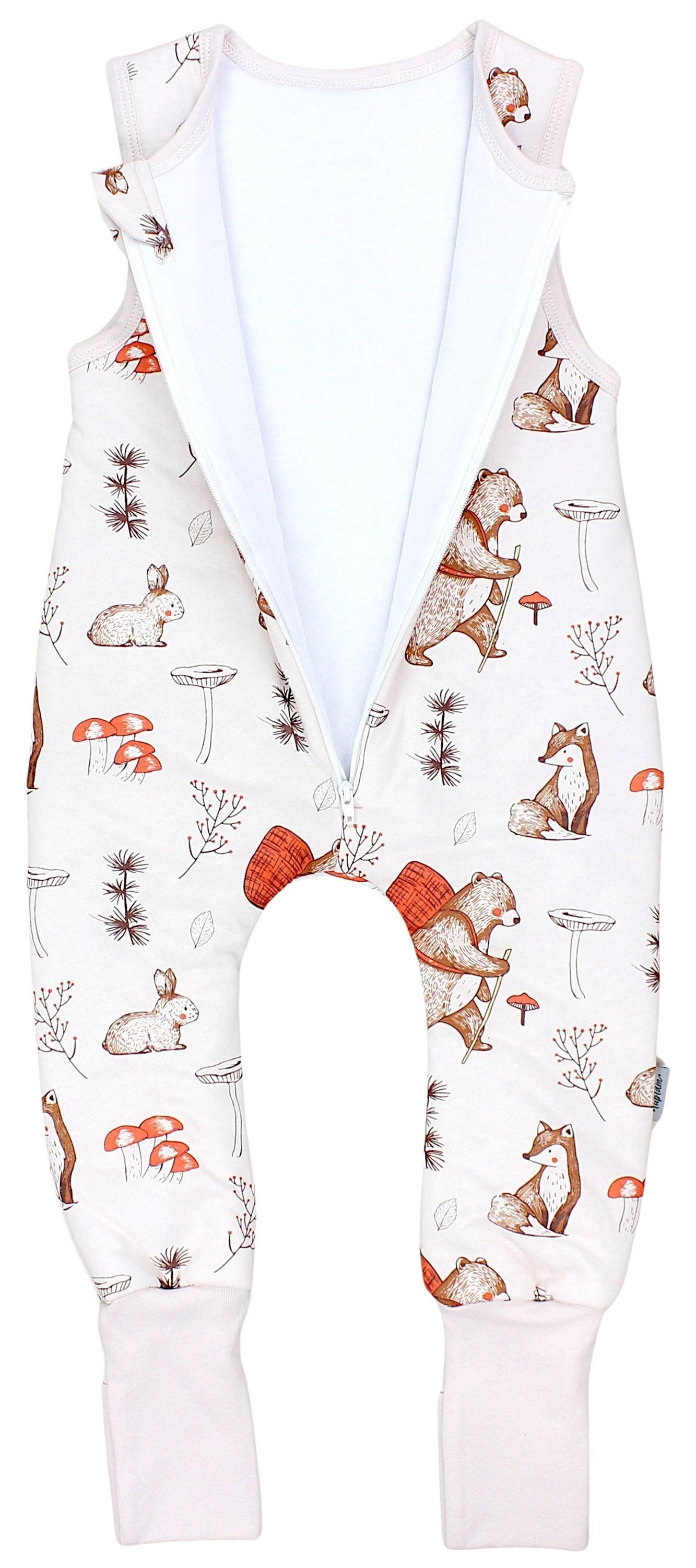 TupTam Babyschlafsack Schlafsack mit Beinen ohne Ärmel 2.5 TOG Ganzjahr – Bild 4 von 5