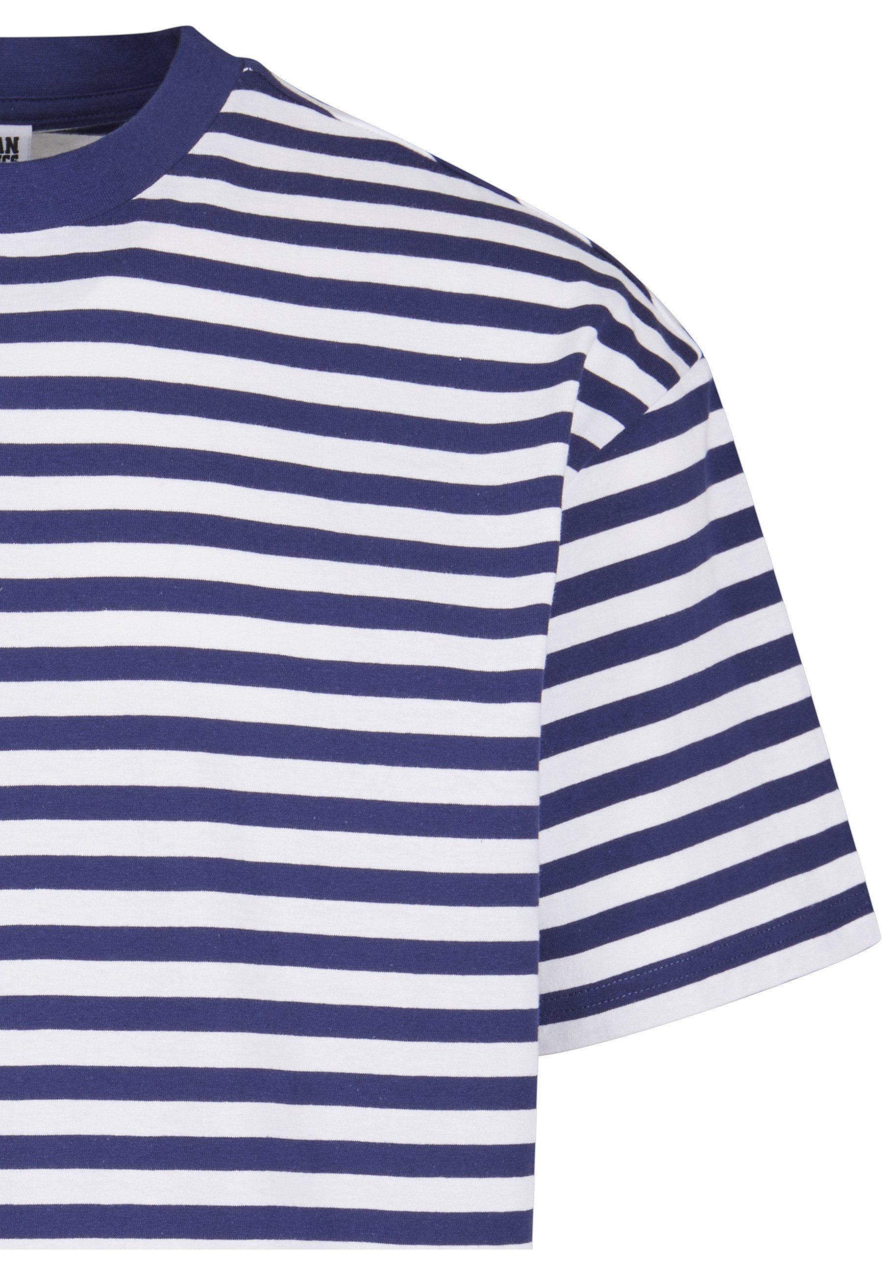 URBAN CLASSICS T-Shirt Urban Classics Herren Regular Stripe Tee (1-tlg)