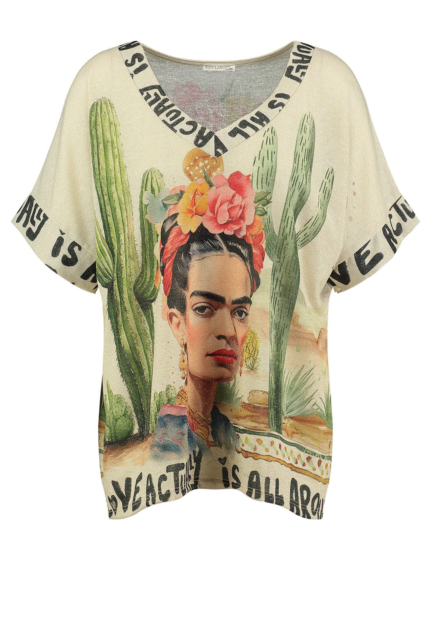 Key Largo T-Shirt WT CACTUS v-neck (1er)