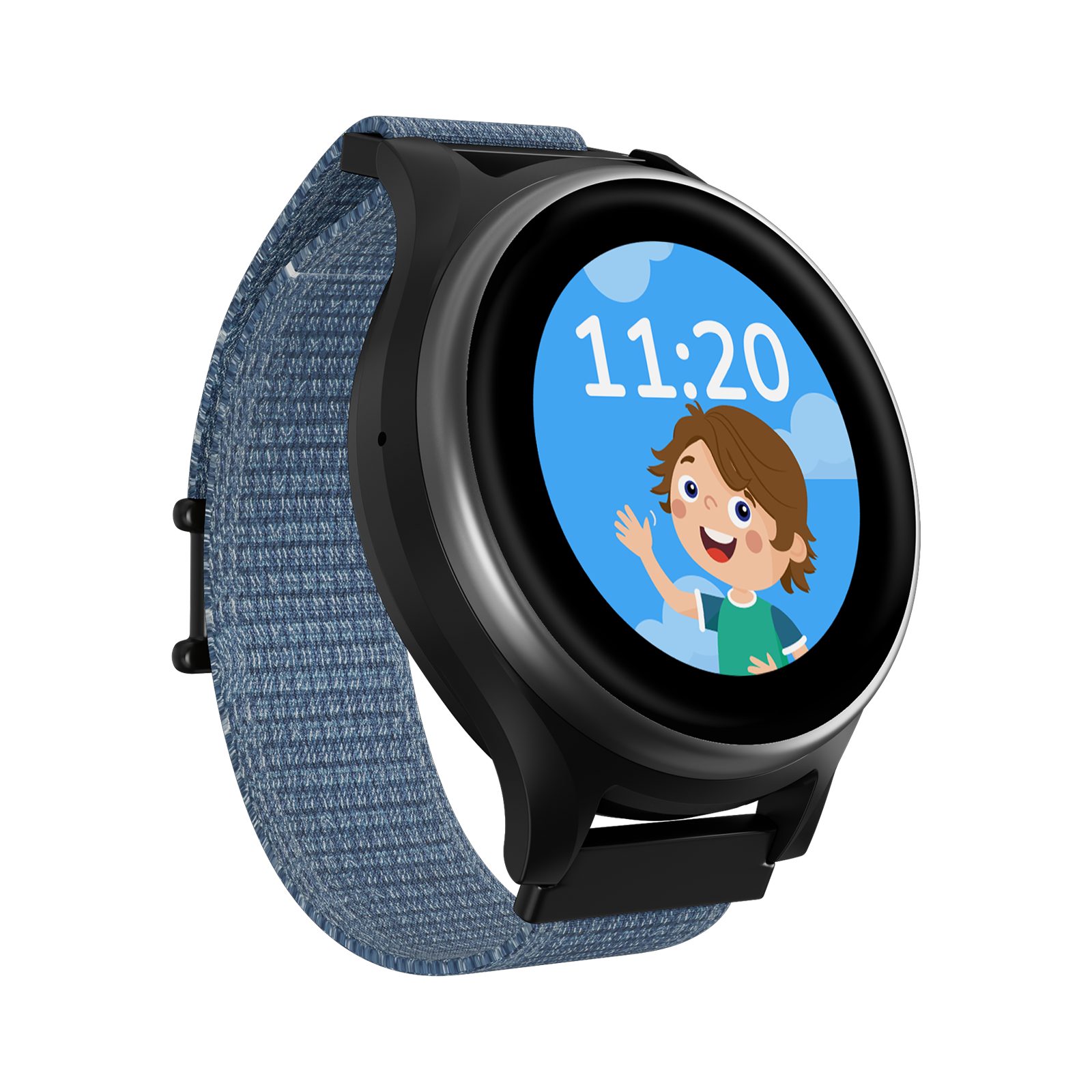 ANIO 6 Kinderuhr mit GPS & Anruffunktion Ortung SOS Knopf Smartwatch (Unbekanntes Betriebssystem), 4G blau