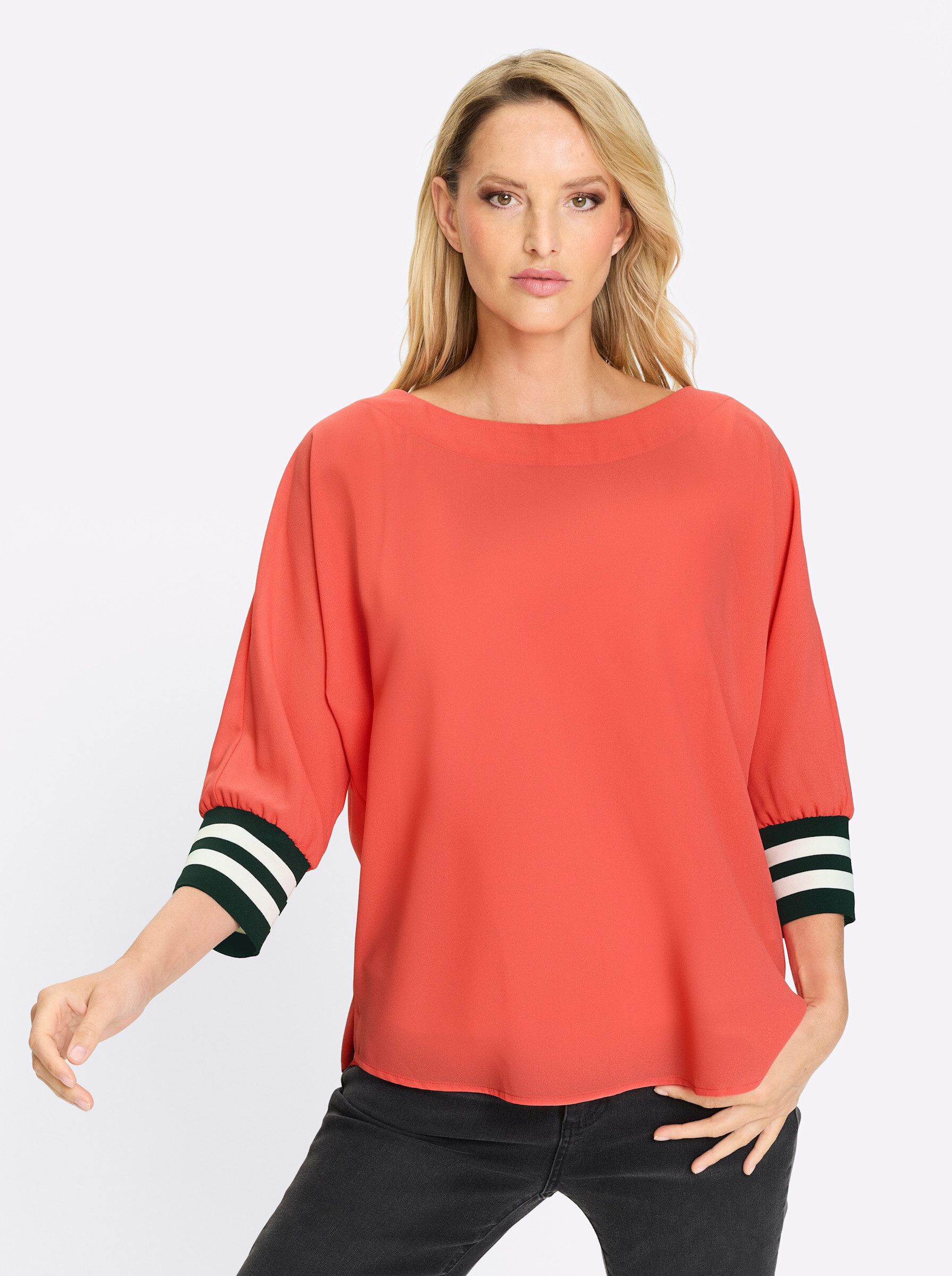 heine Klassische Bluse Bluse 3/4-Arm