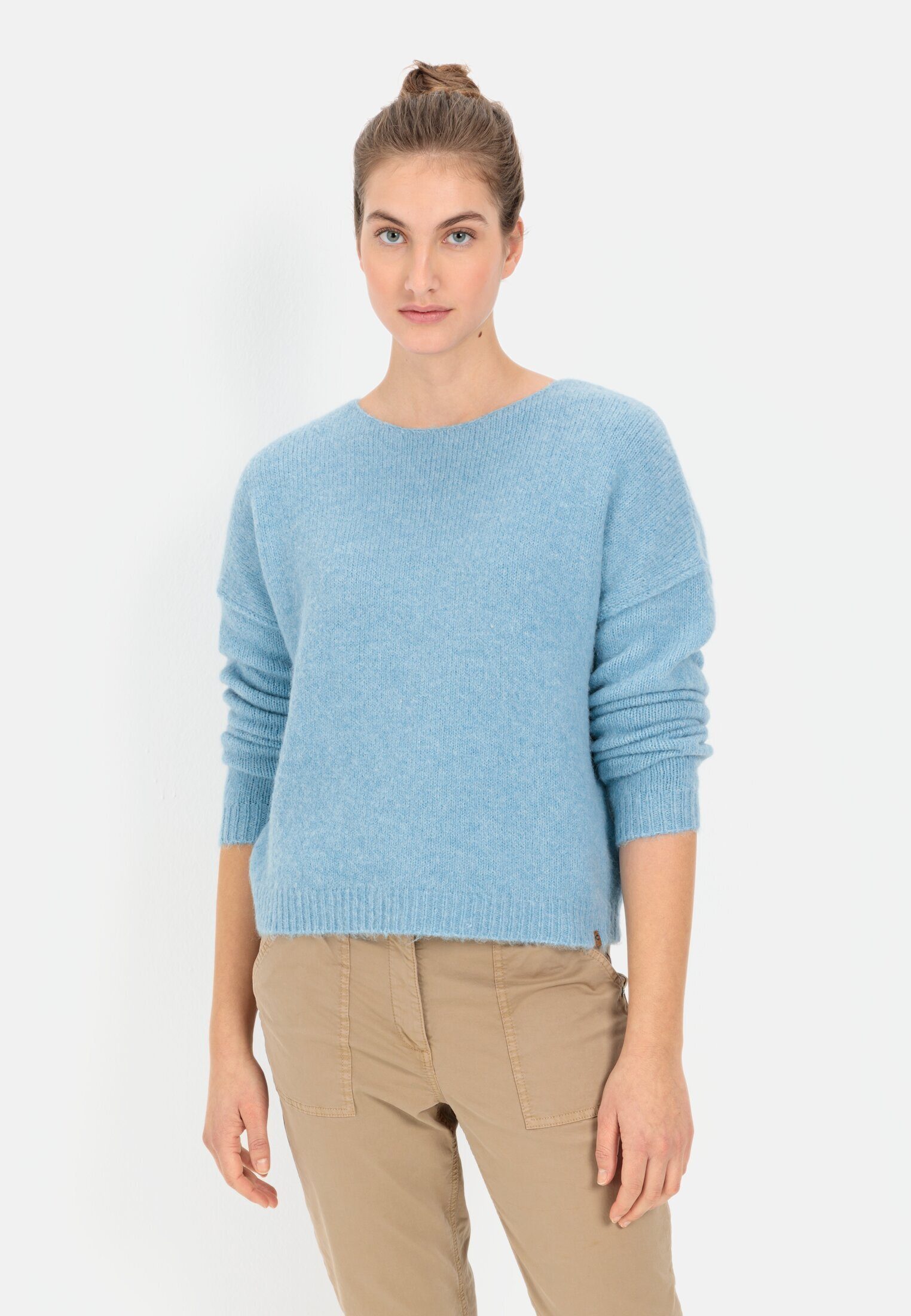 Strickpullover im leichten Oversize Fit