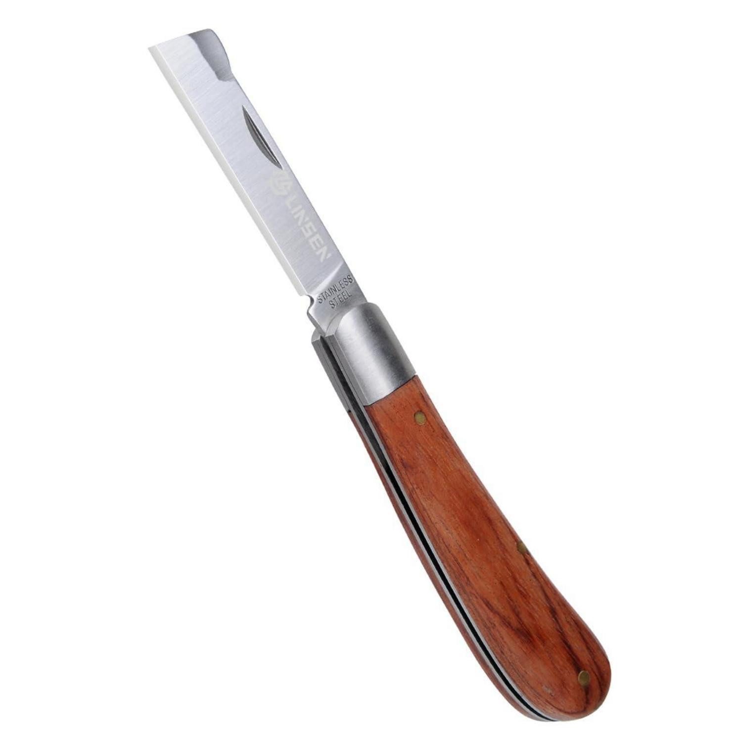 LuxusKollektion Allesschneider Gartensackmesser Edelstahl Faltbar
