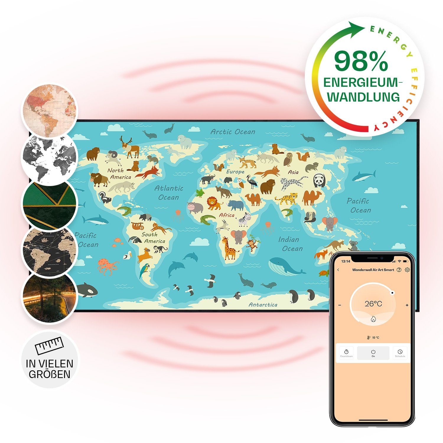 Klarstein Heizkörper Wonderwall Air Art Smart günstig online kaufen