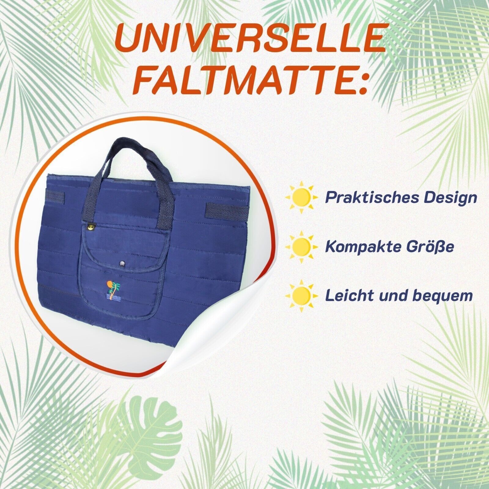 Picknickdecke Beachbag Strandmatte Campingdecke Reise Thermoisoliert auch als Tasche, P-Beauty Cosmetic Accessories, Stranddecke, Picknickdecke, Campingdecke, R – Bild 4 von 5