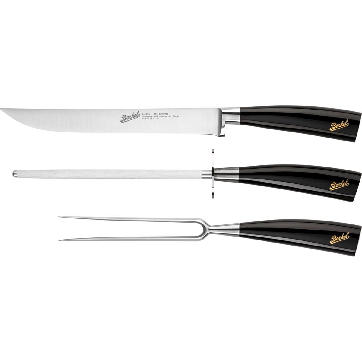 Berkel Zubereitungsmesser Elegance Glossy Roast-Set 3-tlg.