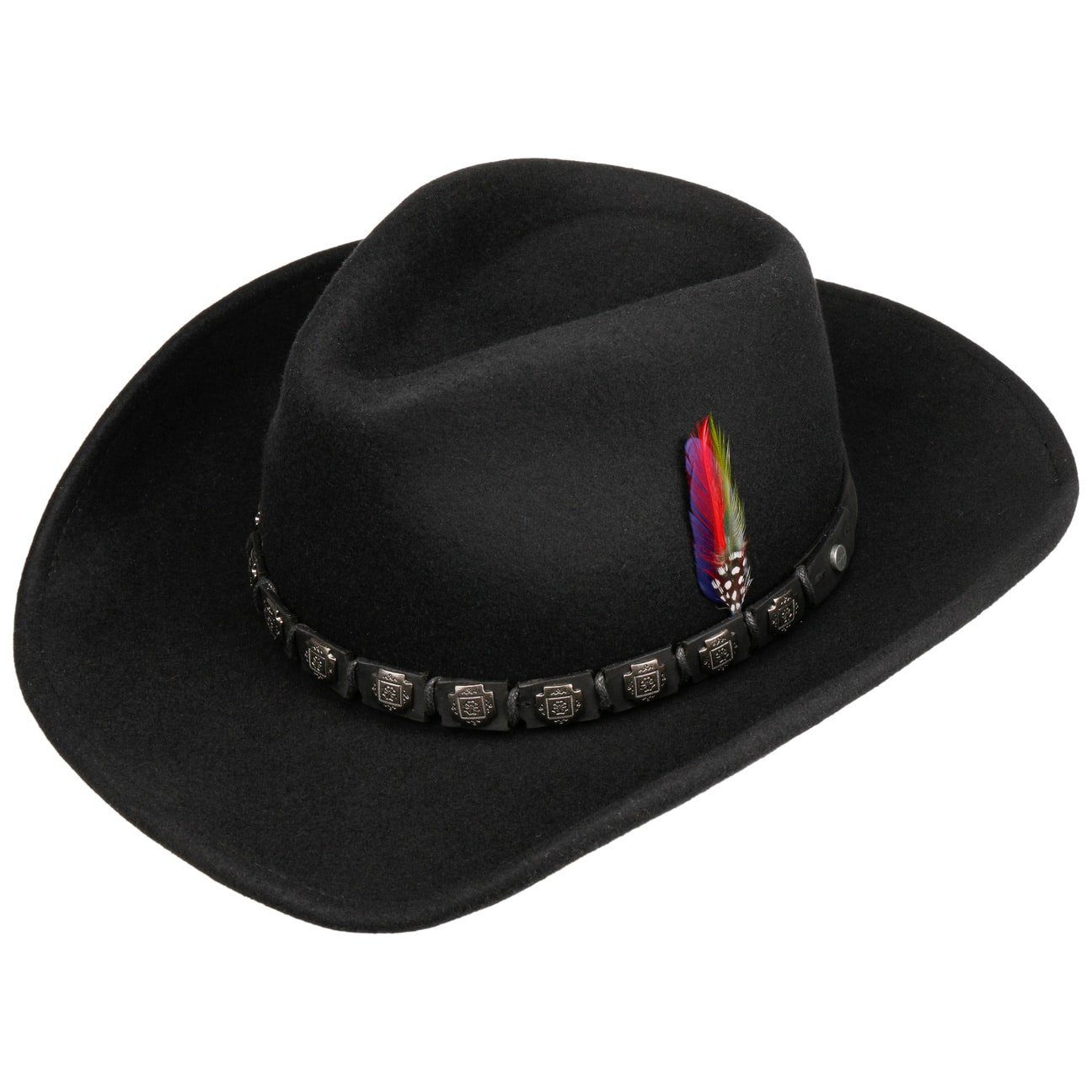 Stetson Cowboyhut (1-St) Rodeohut mit Lederband