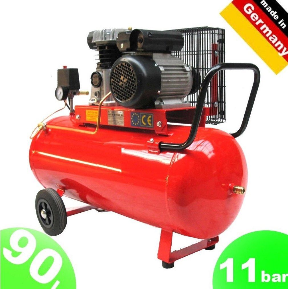 Apex Kompressor Druckluft Kompressor 450/11/90W 230V Werkstatt Kolbenkompressor