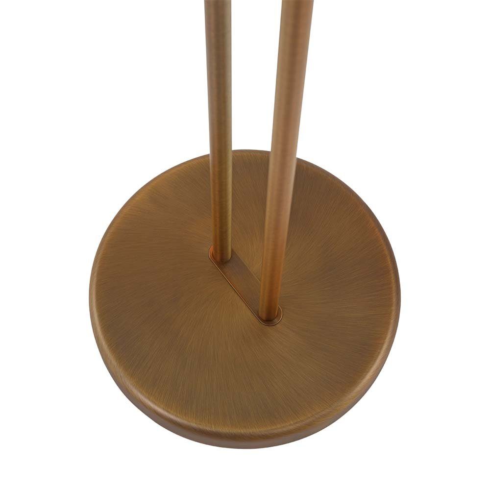 Steinhauer LIGHTING LED Stehlampe, LED-Leuchtmittel fest verbaut, Warmweiß, Stehlampe Deckenfluter dimmbar bronze Glas LED Leseleuchte