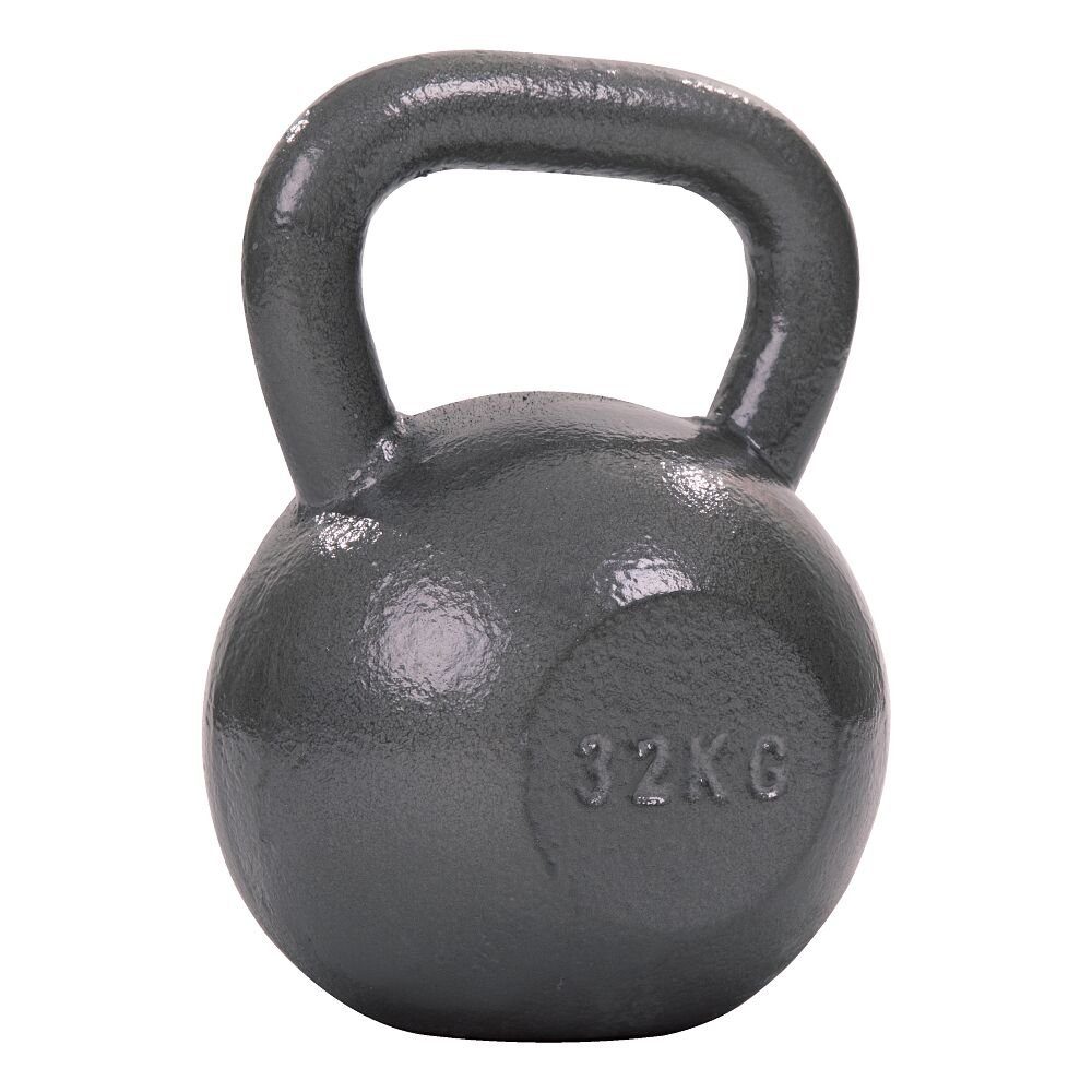 Kettlebell Kettlebell Hammerschlag, lackiert, Grau
