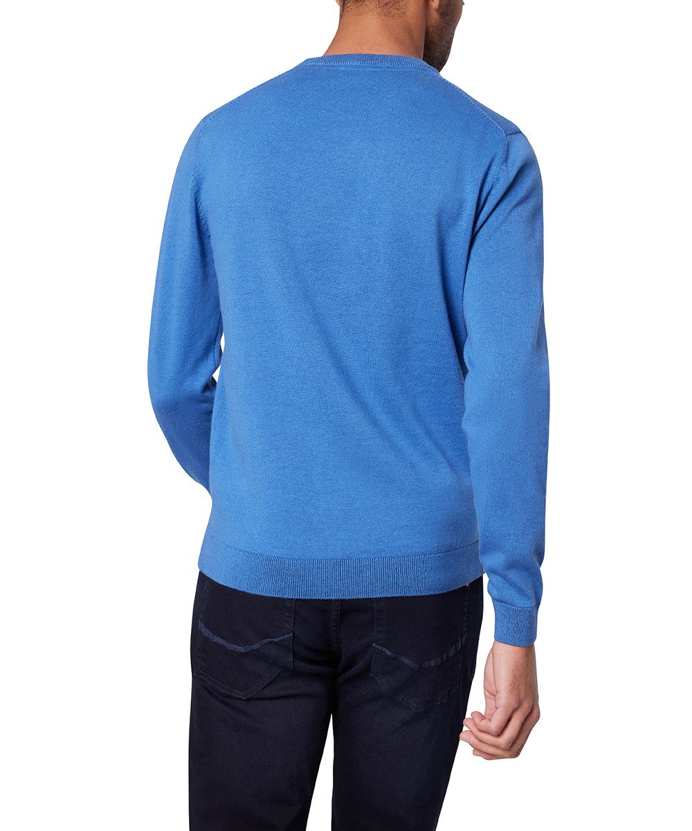 Pierre Cardin Rundhalspullover Strick RH mit Rippbündchen günstig online kaufen