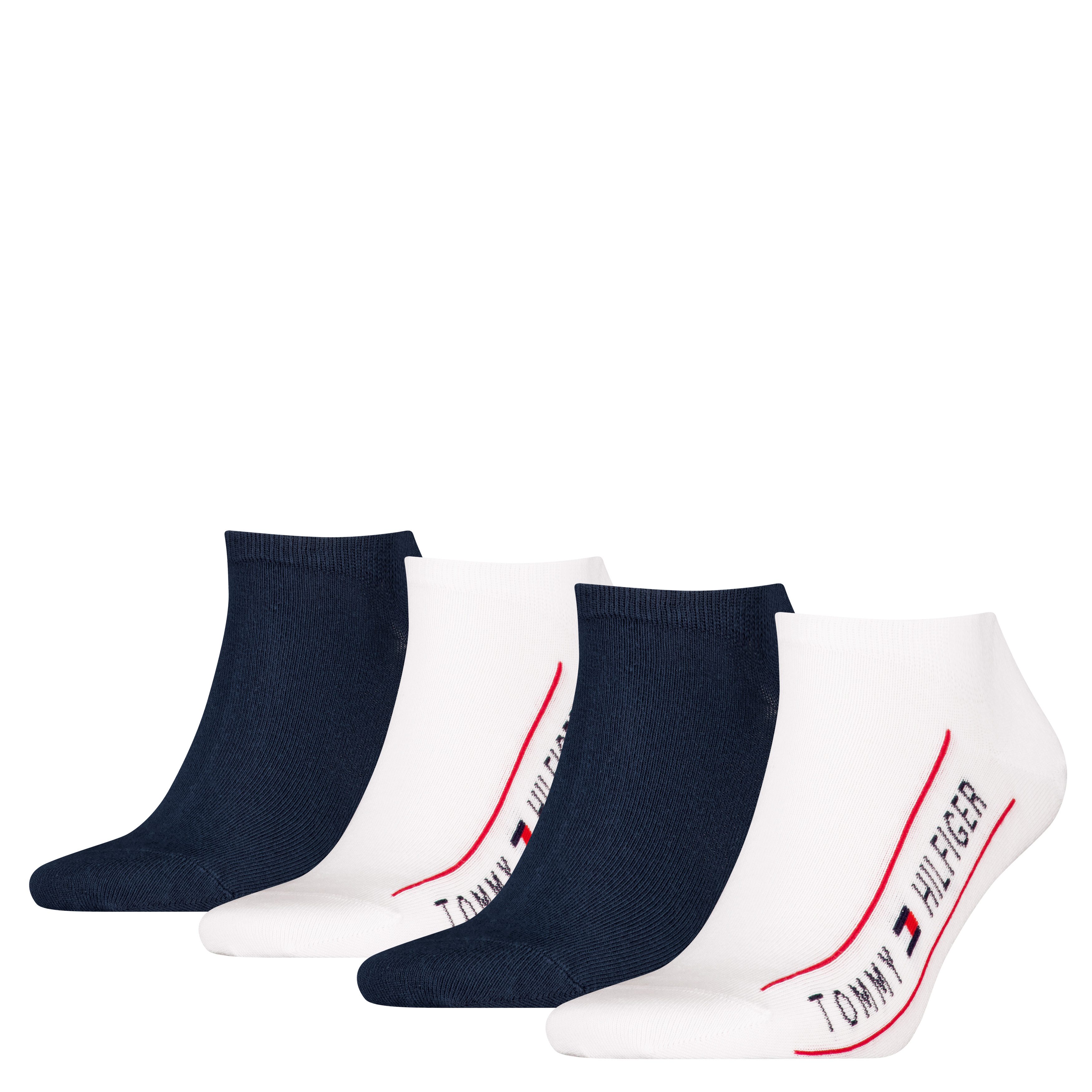 Tommy Hilfiger Socken TH MEN SNEAKER 4P TH LOGO ECOM (4-Paar) mit sportlich günstig online kaufen