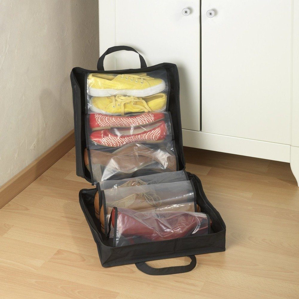 WENKO Schuhregal Schuhtasche Schuhbox Schuhe Tasche Aufbewahrungsbox – Bild 4 von 4
