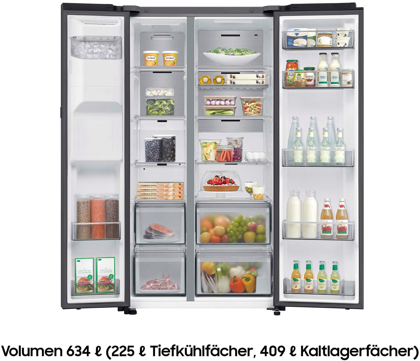 Samsung Side-by-Side RS80F RS80F66KBFEF, 178 cm hoch, 91,2 cm breit
