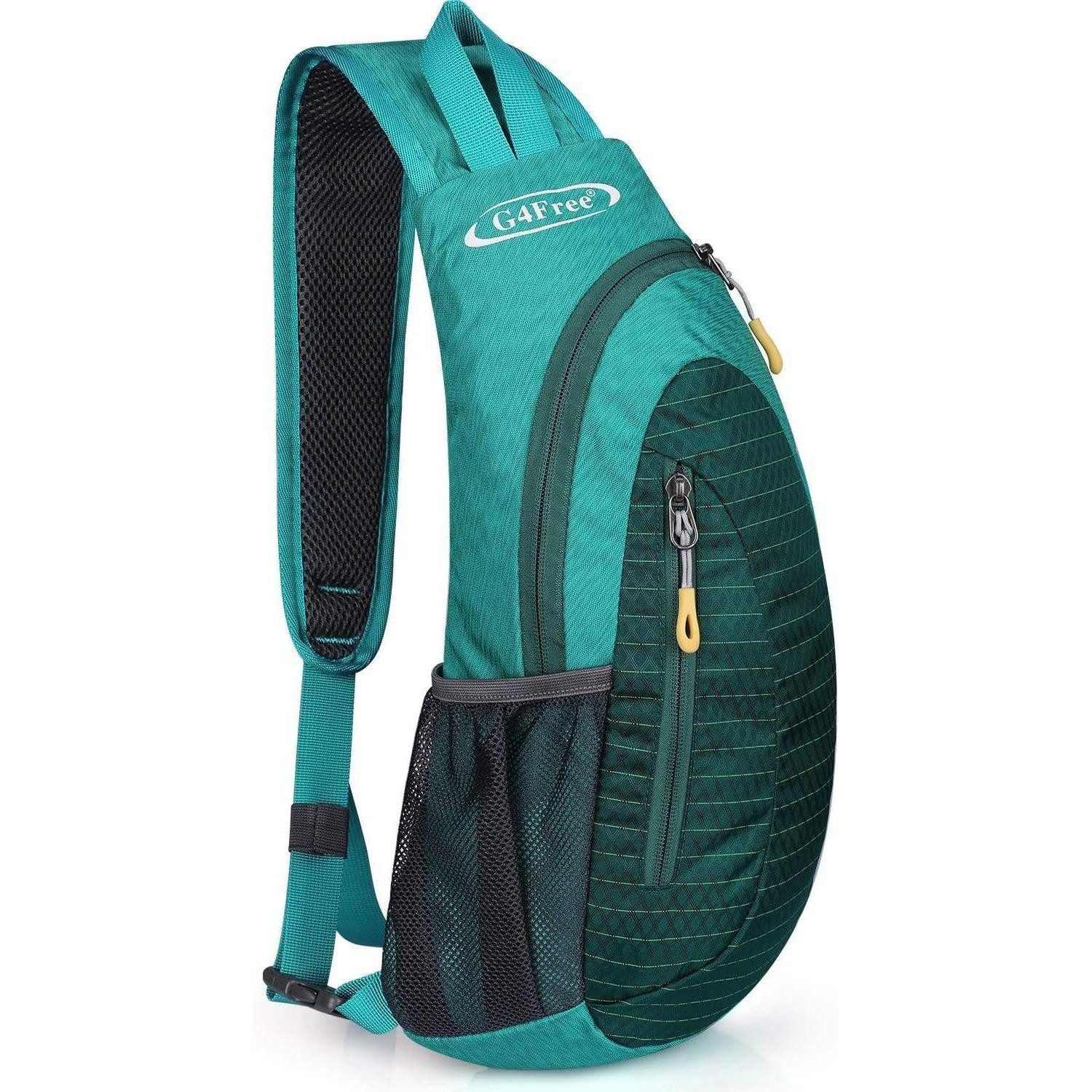 LuxusKollektion Umhängetasche Rucksack Brusttasche Sling Schulter Wandern Radfahren S Blauer See