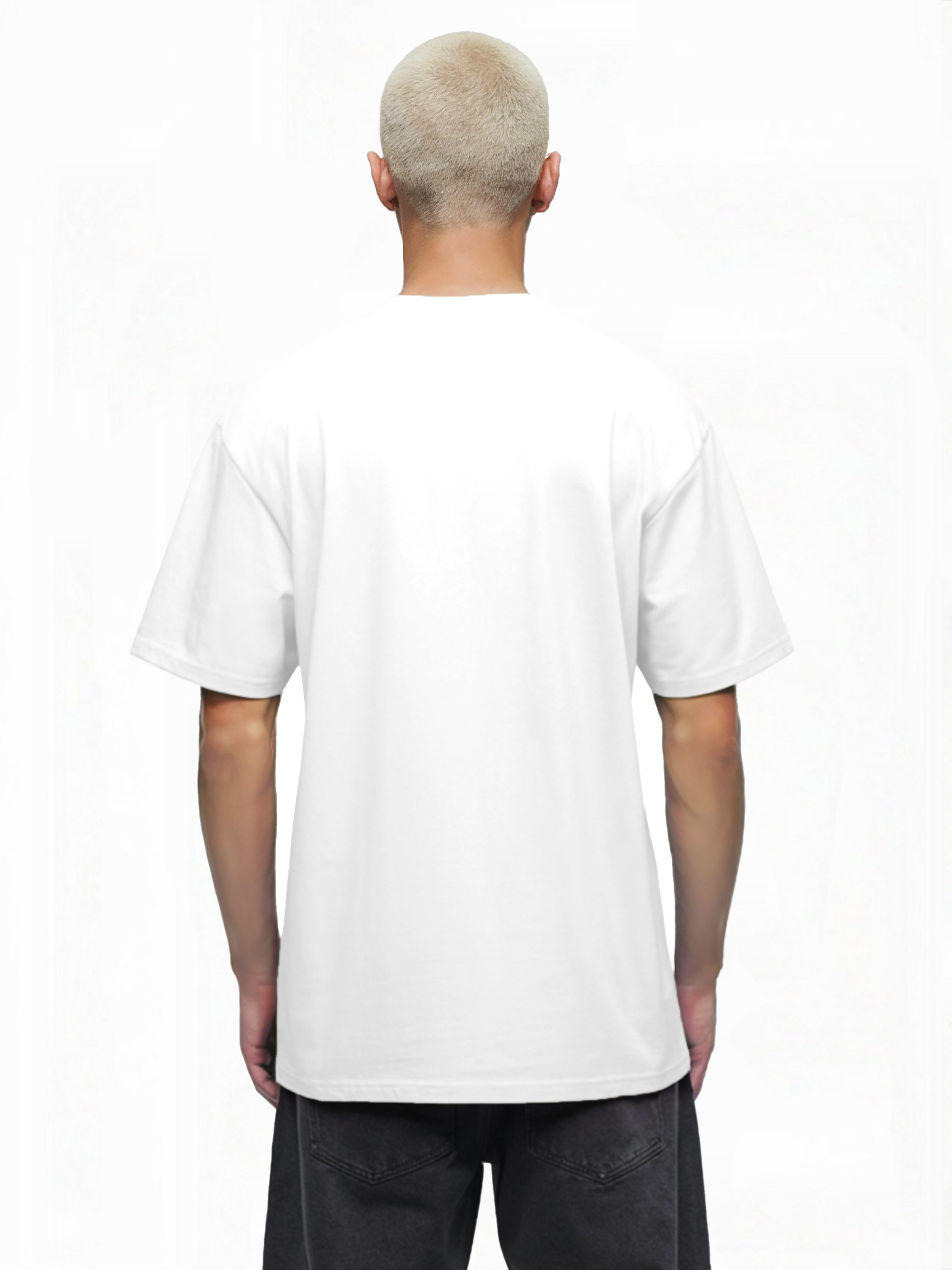 trueprodigy Oversize-Shirt Marin Logoprint Rundhals dicker Stoff