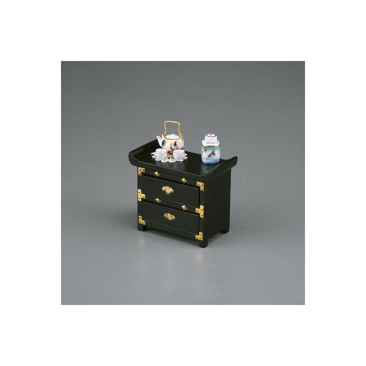 Lackkommode Miniatur... Japanische Porzellan Reutter Time", Dekofigur 001.837/1 "Tea -