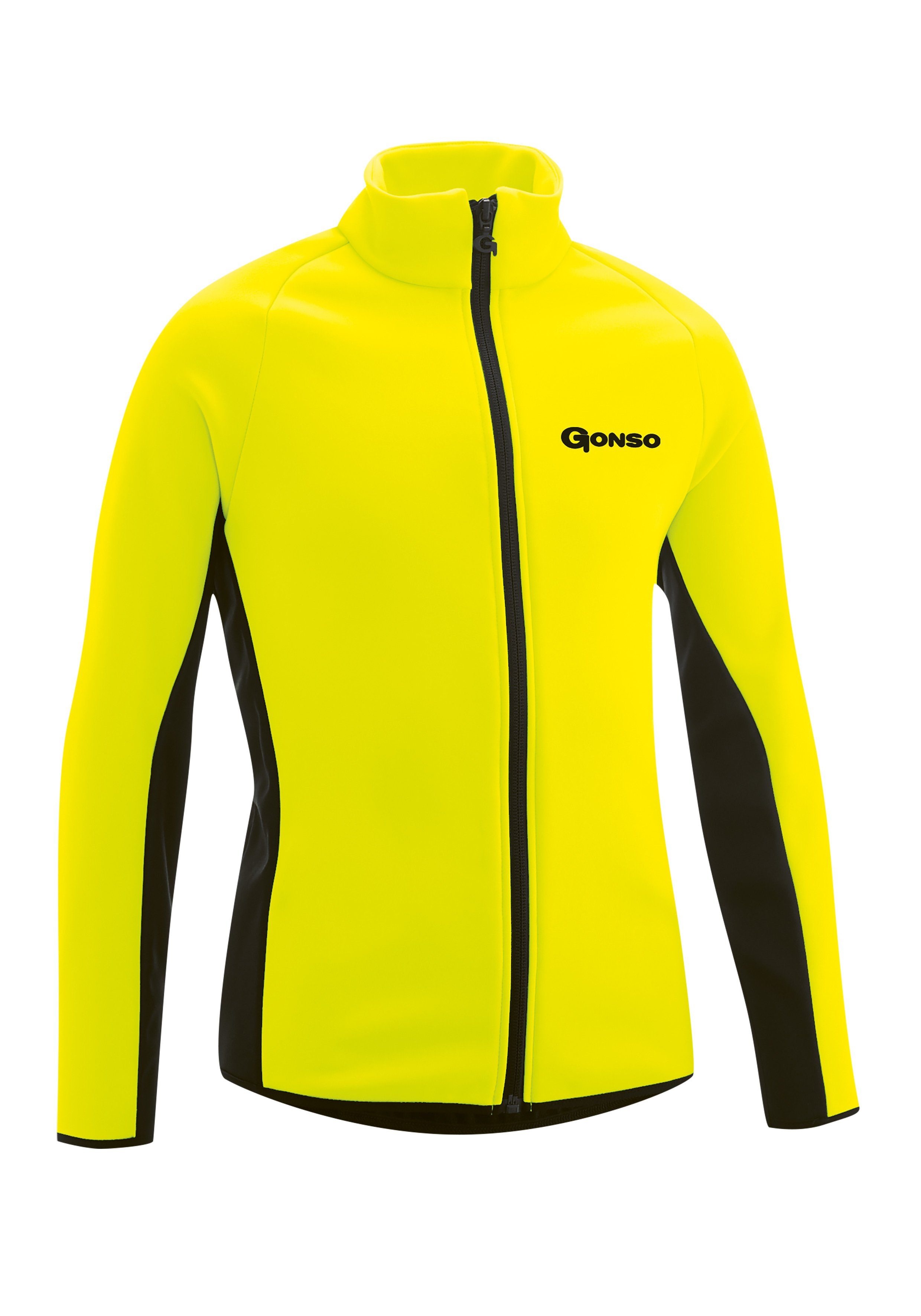 Moritz Fahrradjacke Softshell Kinder wasserabweisende Winddichte Wärmeisolation, hohe strapazierfähig, Gonso Wasserabweisend, Radjacke