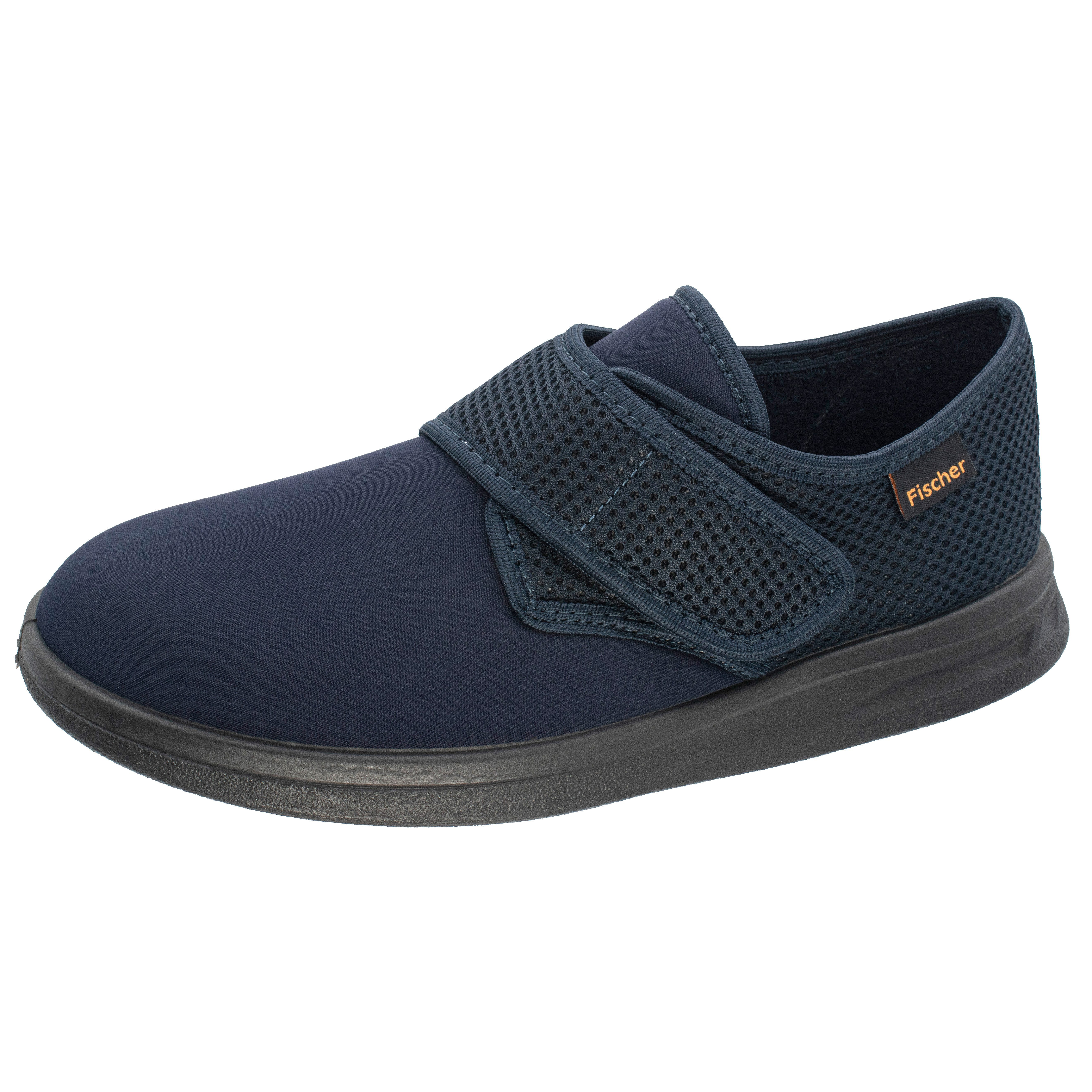 Fischer-Markenschuh Ortho Klettschuh aus Stretch mit Mesh, Weite K, Einlegesohle herausnehmbar